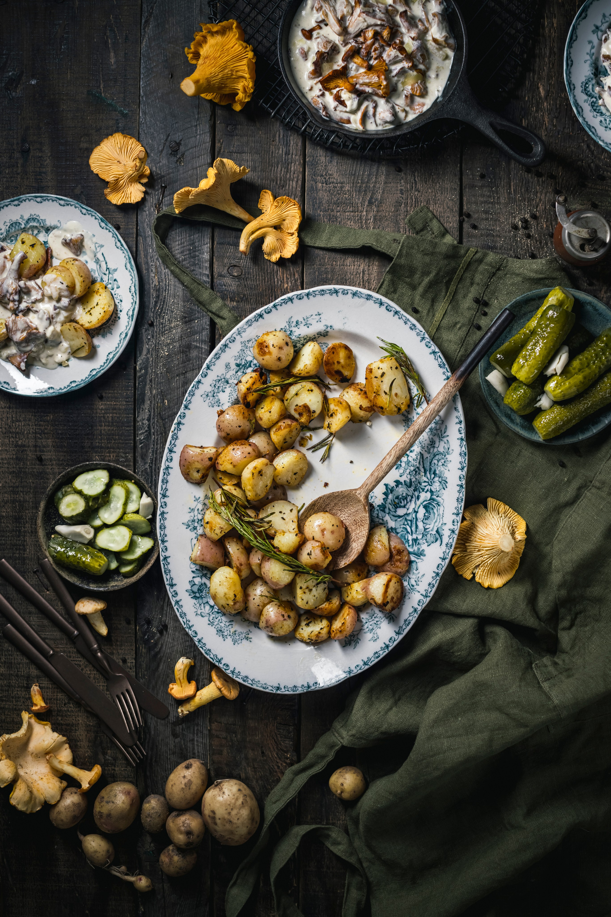 Mushrooms stories. Foodie Stories (гастрономические истории) рекламная фуд-фотосъёмка, Москва