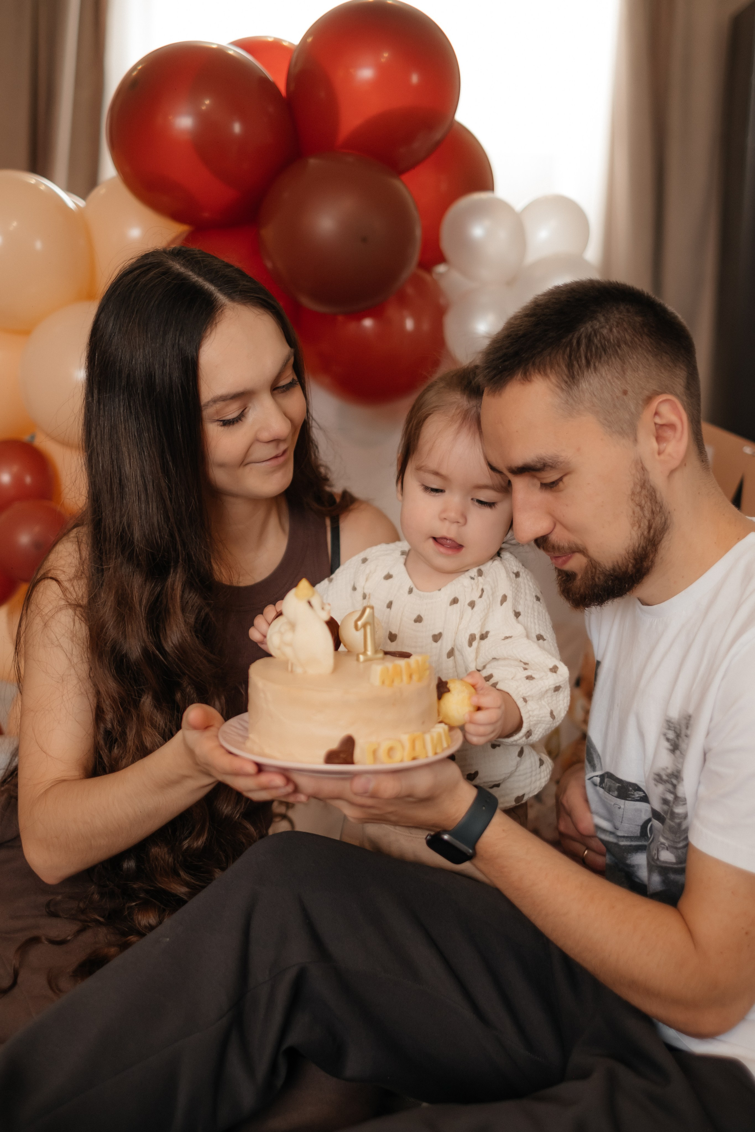 Катя, Саша и Еся | домашняя съемка. Фотограф в Новосибирске Диана Ильиных