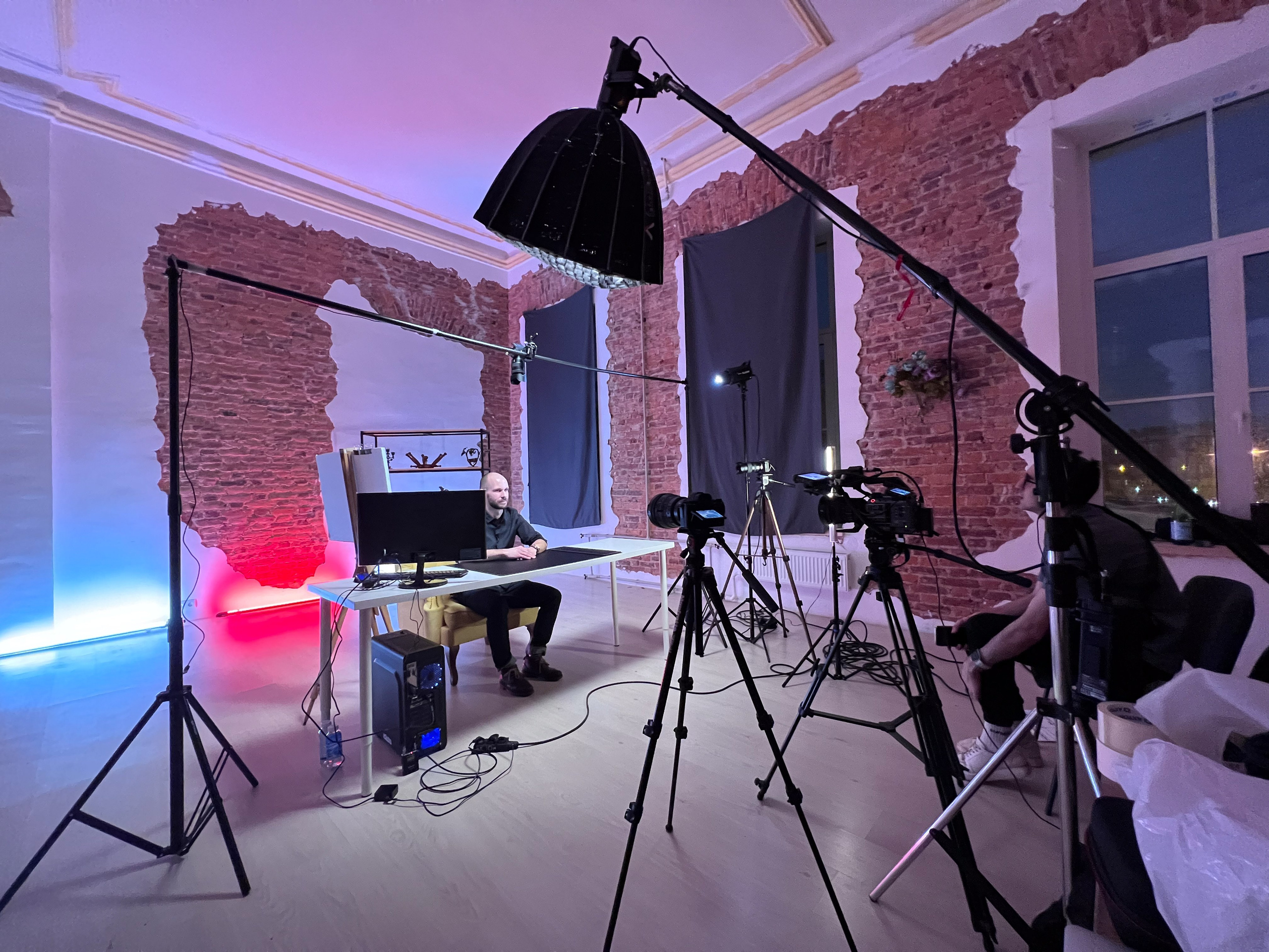 Съёмка онлайн-курсов. Оператор и Фотограф в Санкт-Петербурге и Москве