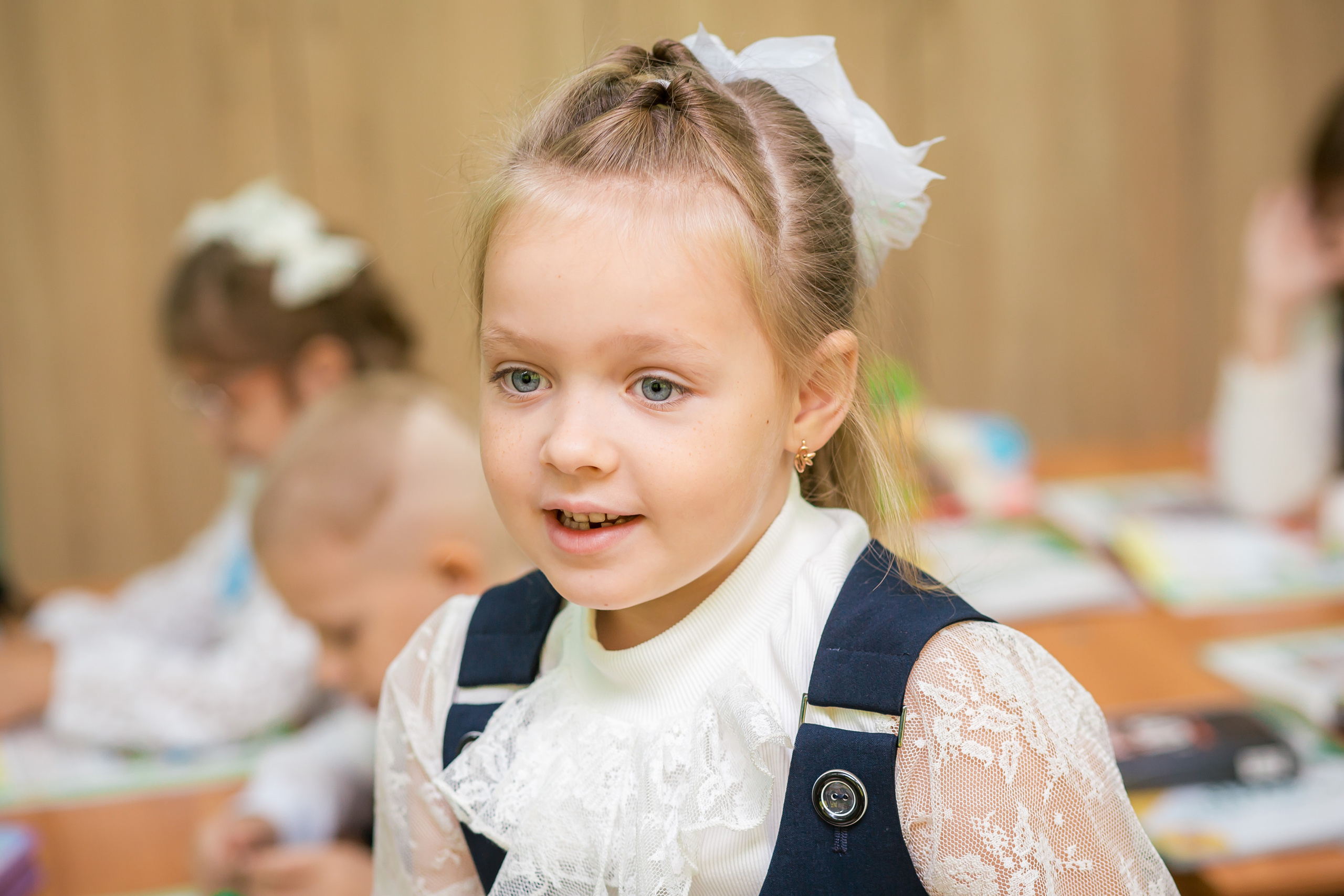 Первоклашки на уроке. Фотографиня Мария Дикова