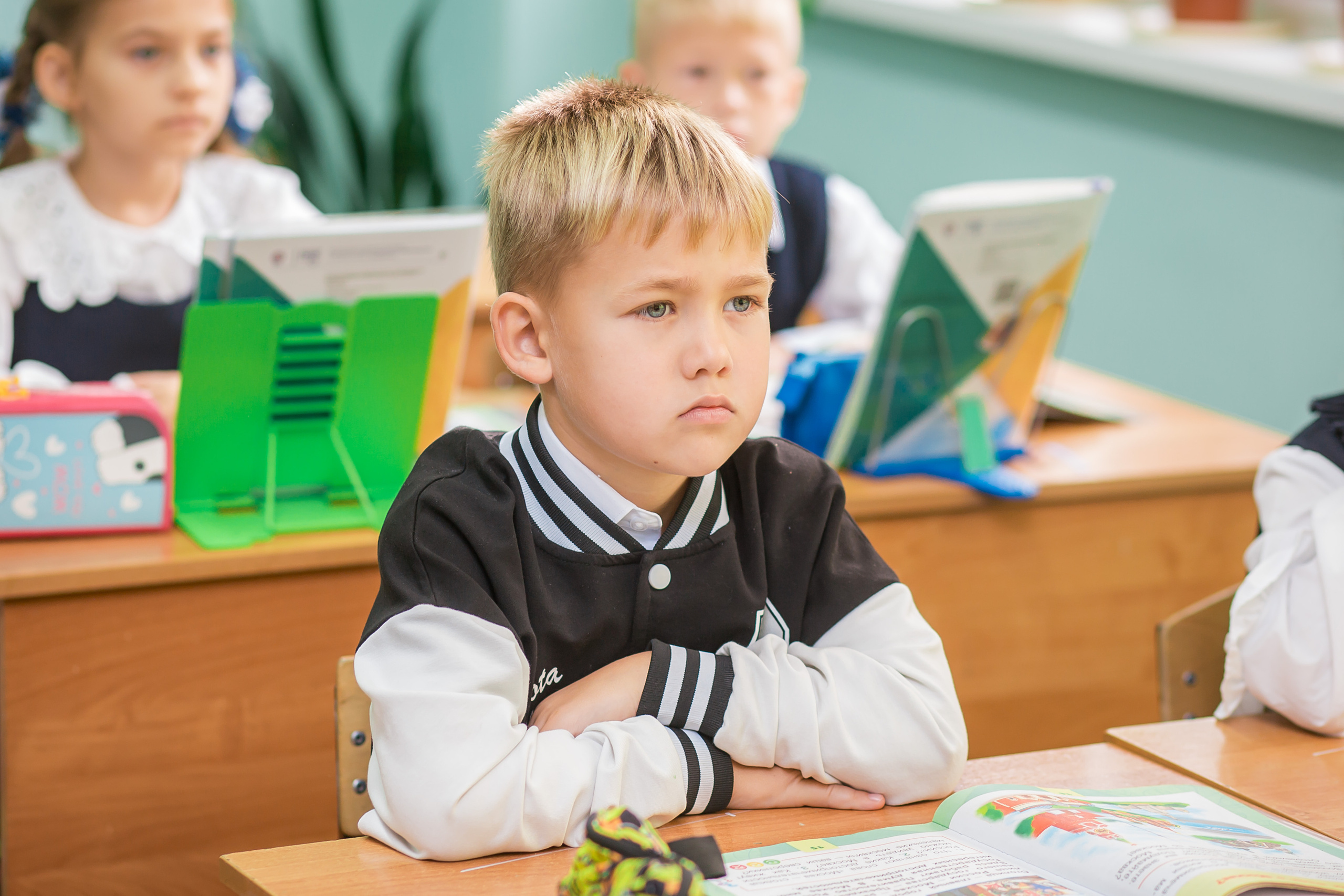 Первоклашки на уроке. Фотографиня Мария Дикова