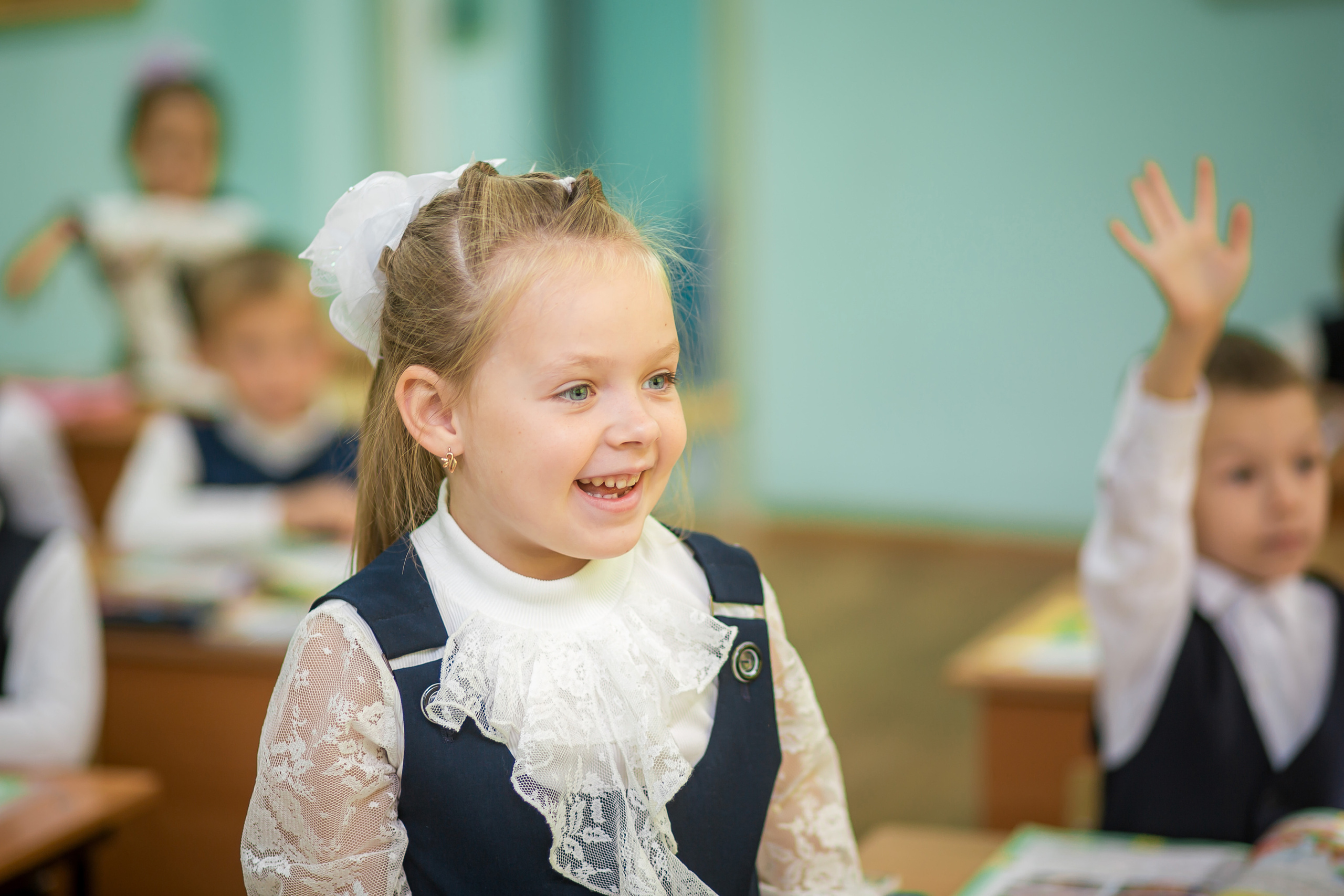 Первоклашки на уроке. Фотографиня Мария Дикова