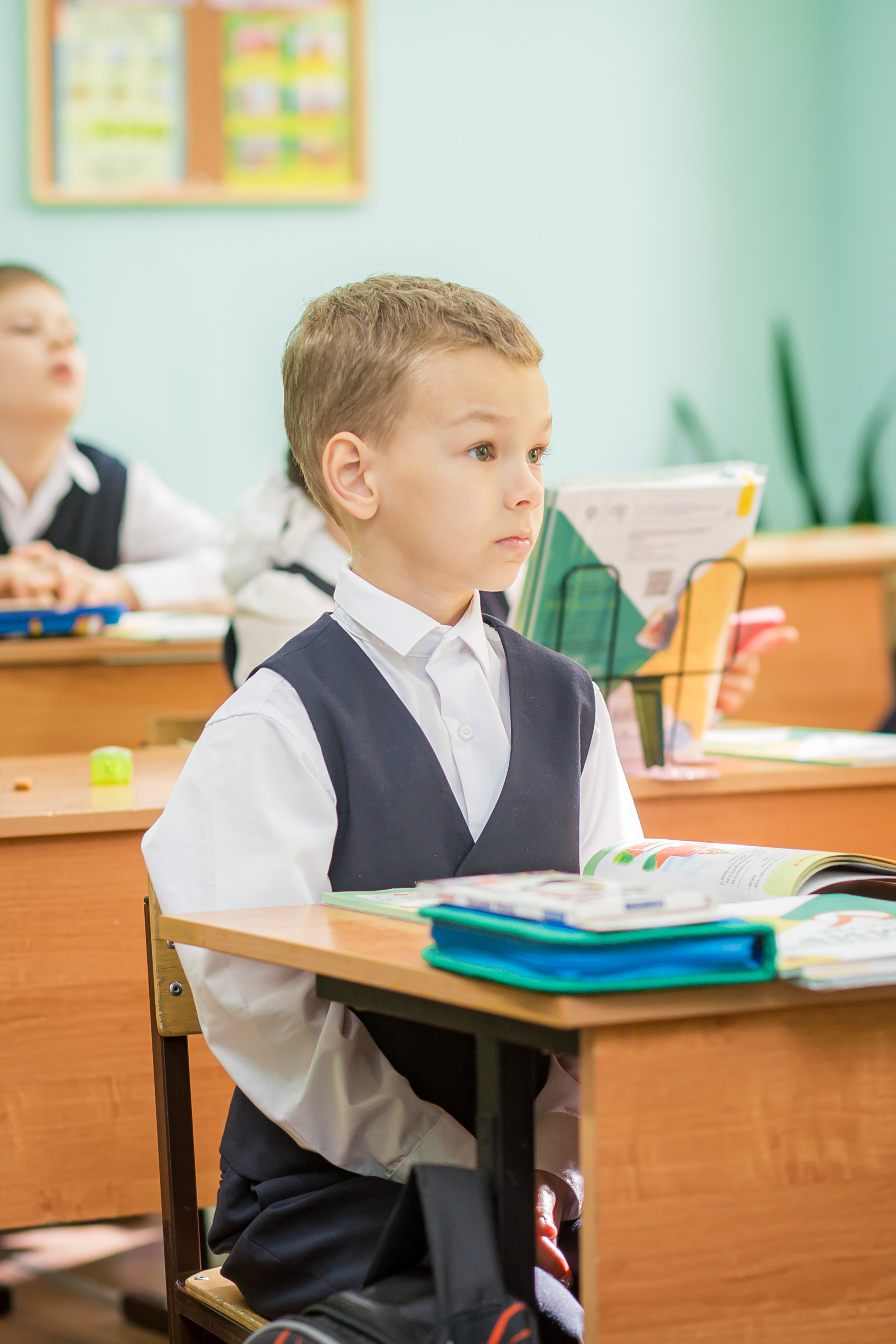 Первоклашки на уроке. Фотографиня Мария Дикова