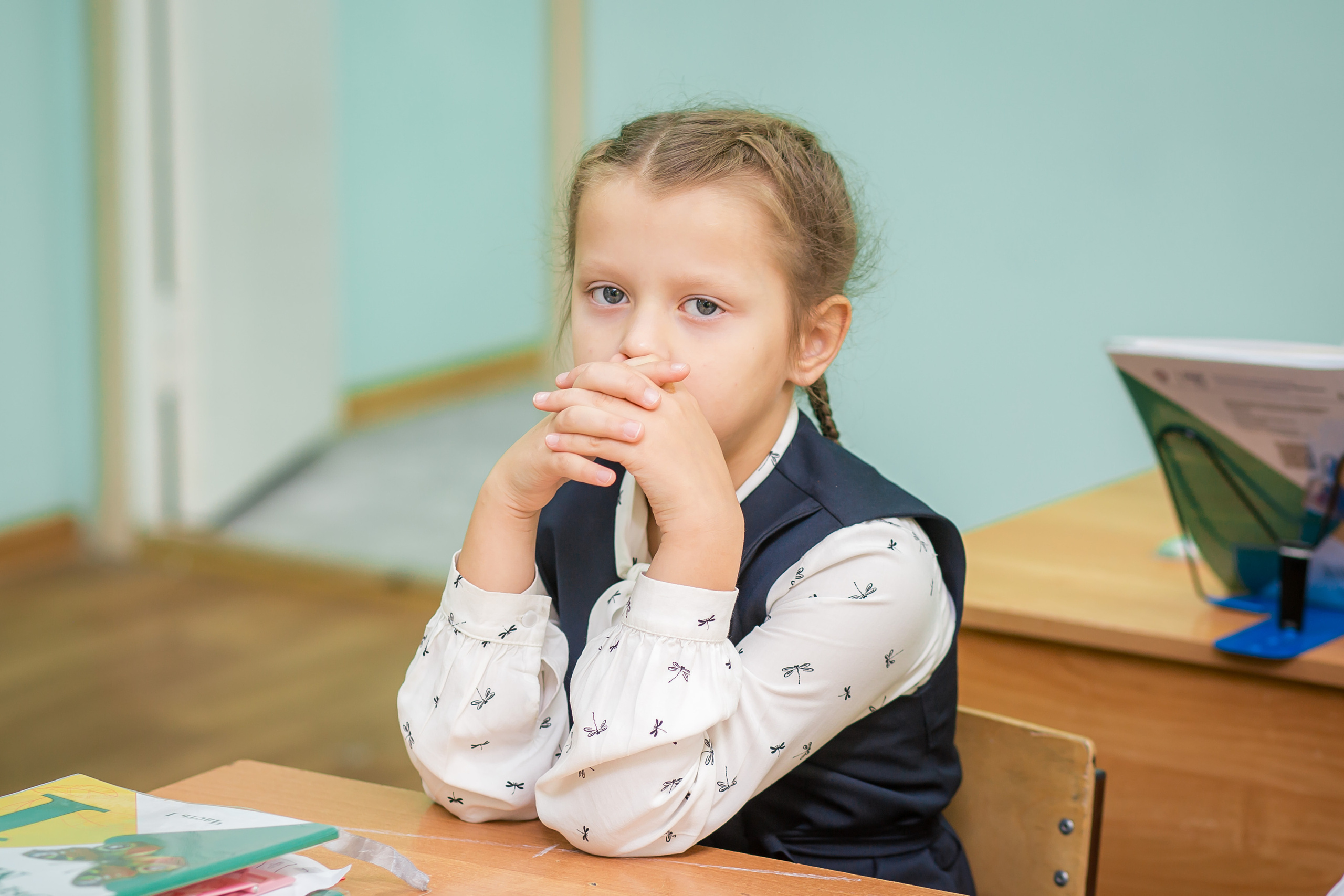 Первоклашки на уроке. Фотографиня Мария Дикова