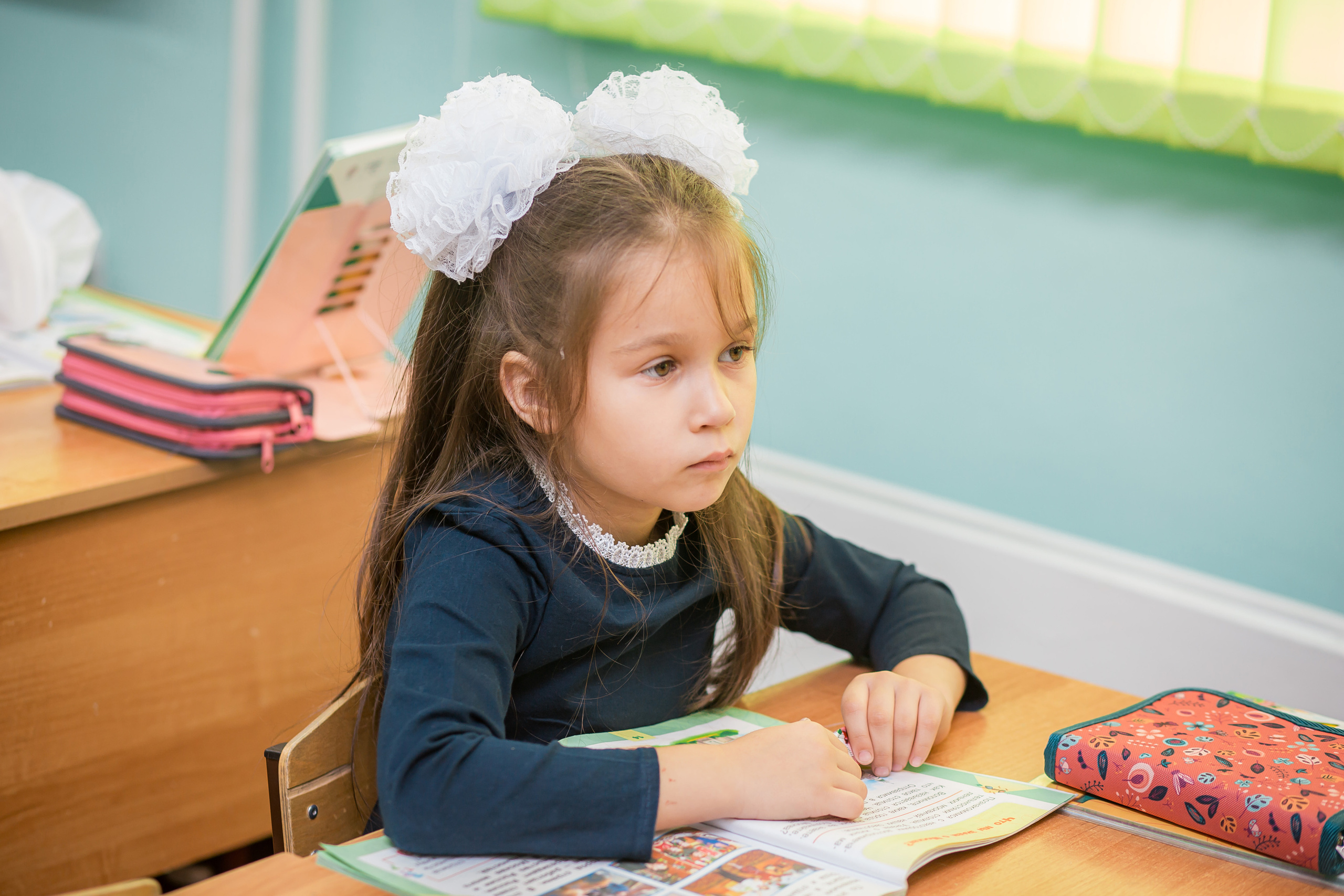 Первоклашки на уроке. Фотографиня Мария Дикова