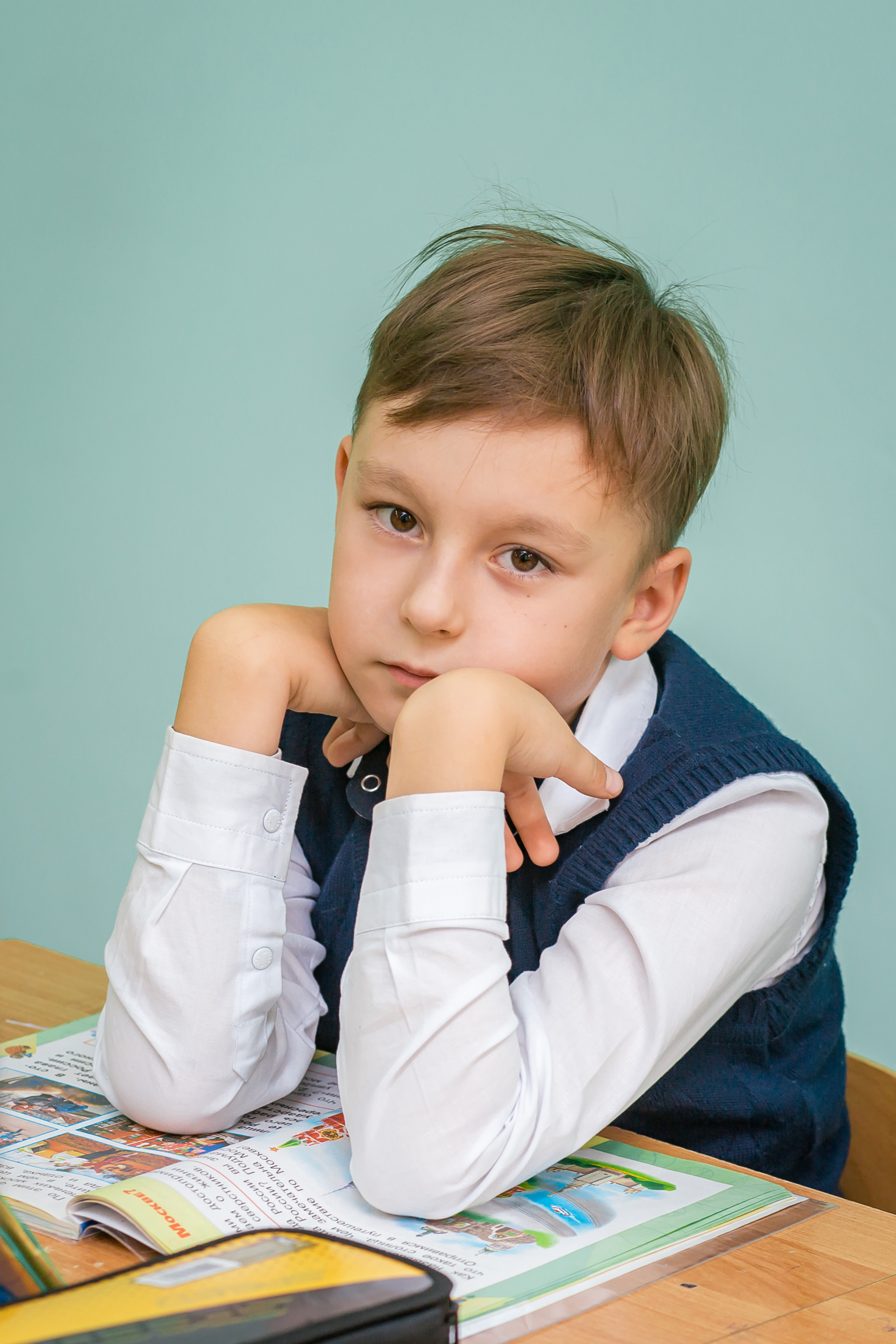 Первоклашки на уроке. Фотографиня Мария Дикова