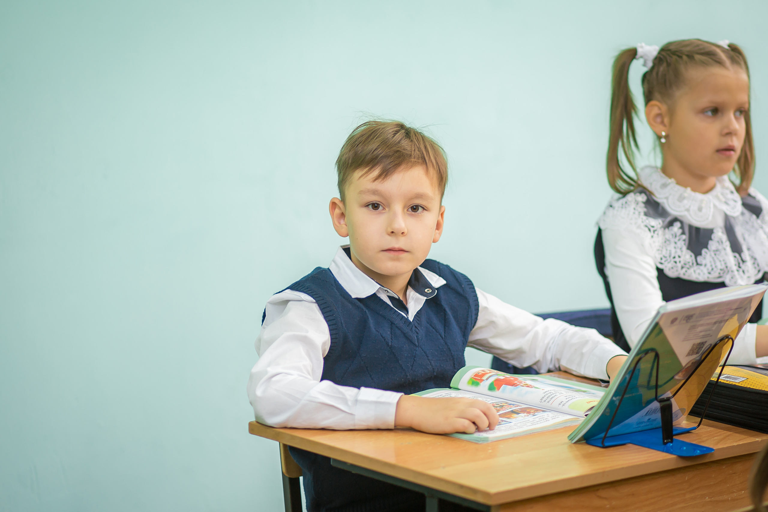 Первоклашки на уроке. Фотографиня Мария Дикова