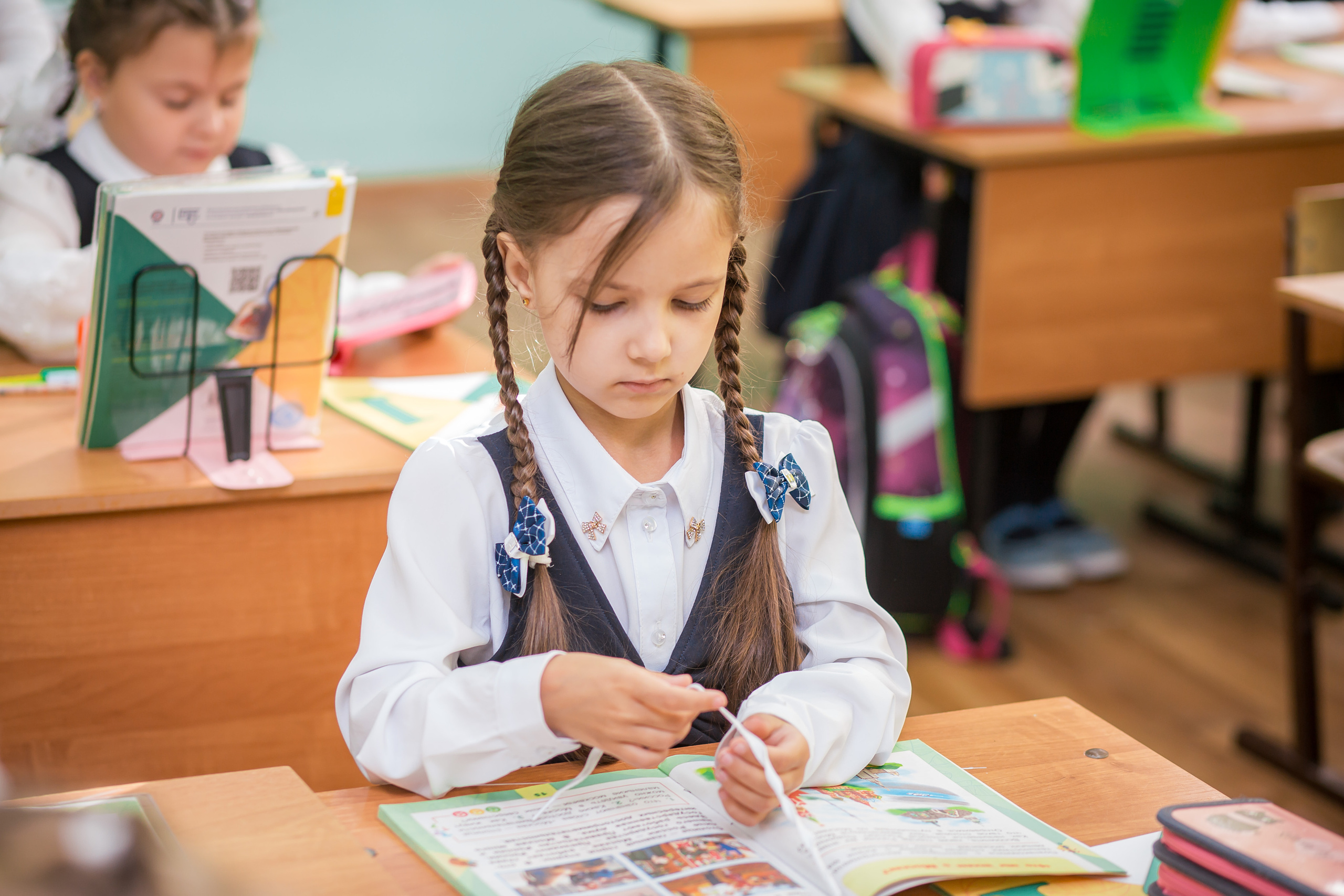 Первоклашки на уроке. Фотографиня Мария Дикова