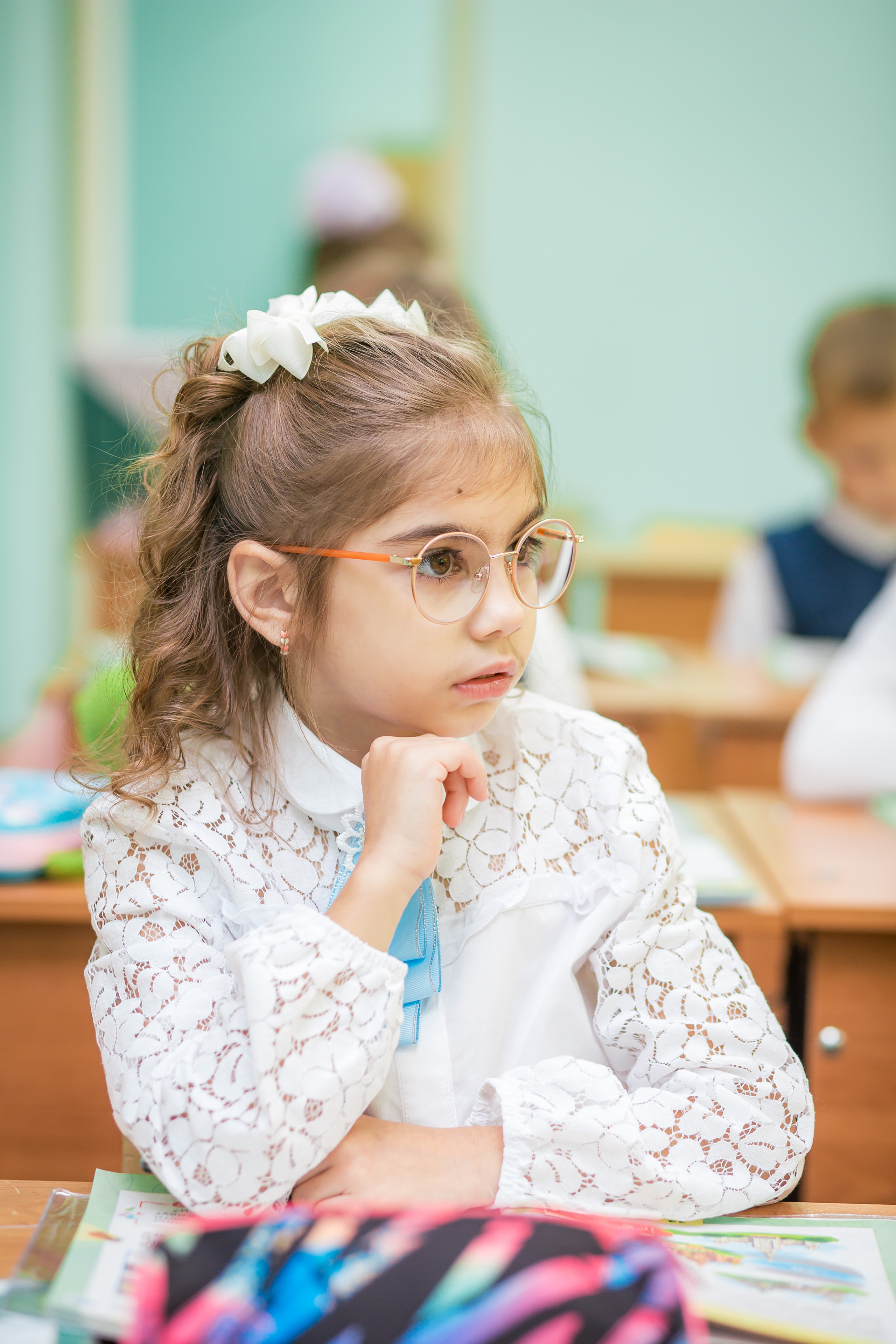 Первоклашки на уроке. Фотографиня Мария Дикова