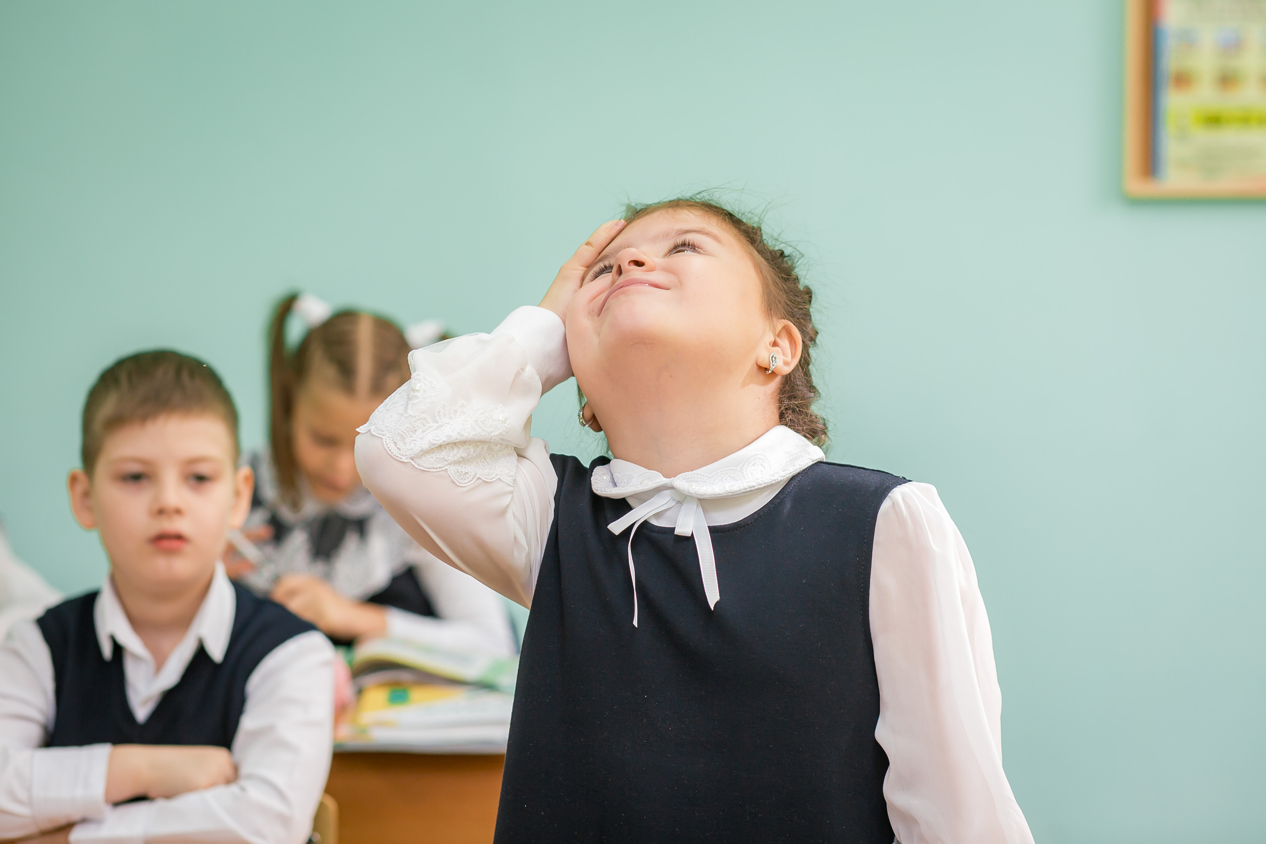 Первоклашки на уроке. Фотографиня Мария Дикова