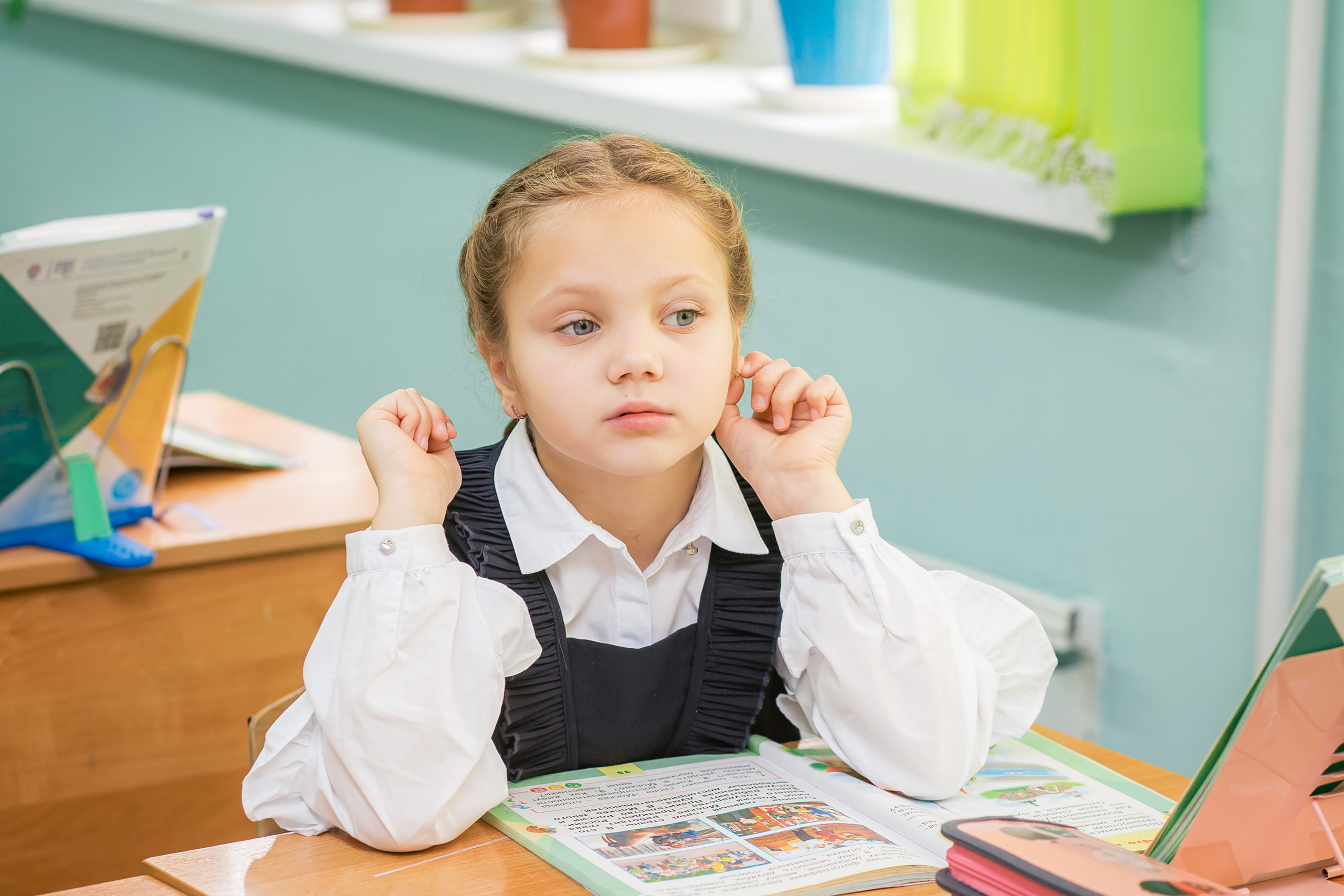 Первоклашки на уроке. Фотографиня Мария Дикова