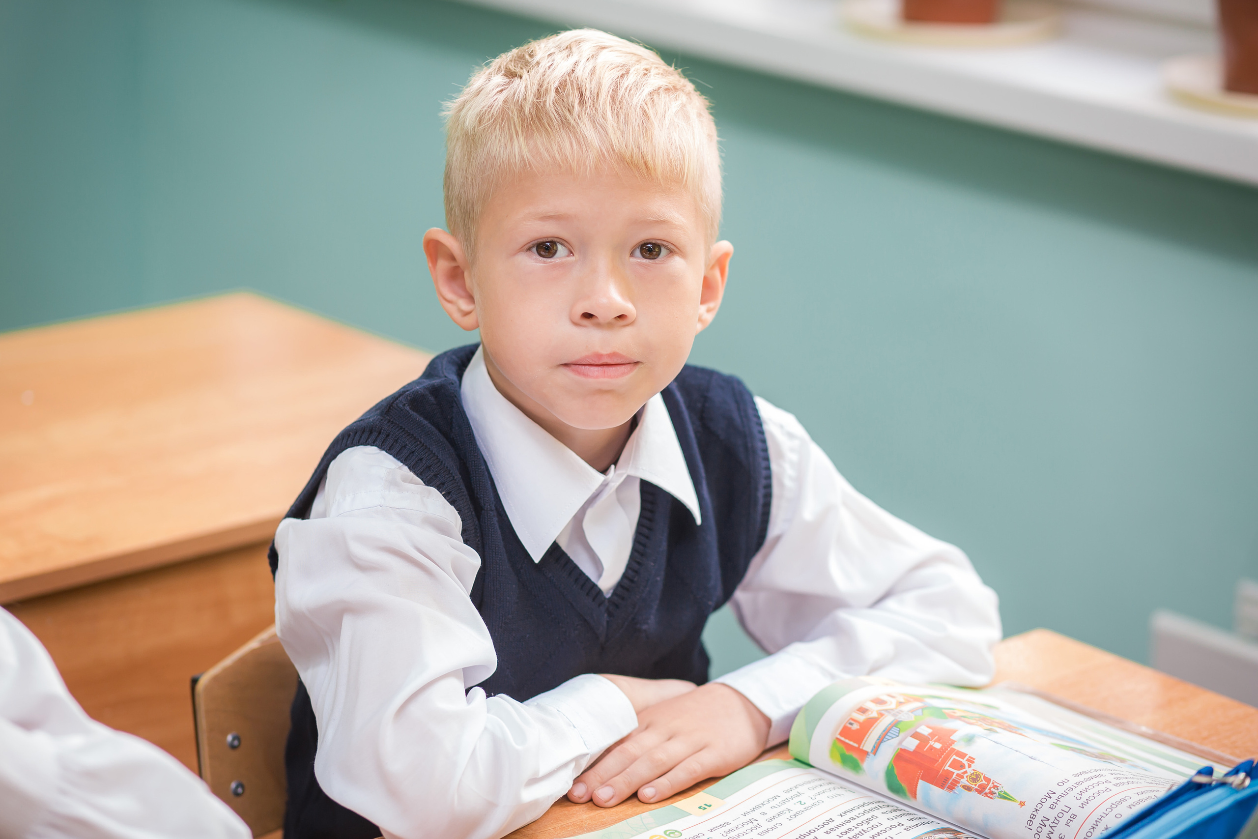 Первоклашки на уроке. Фотографиня Мария Дикова