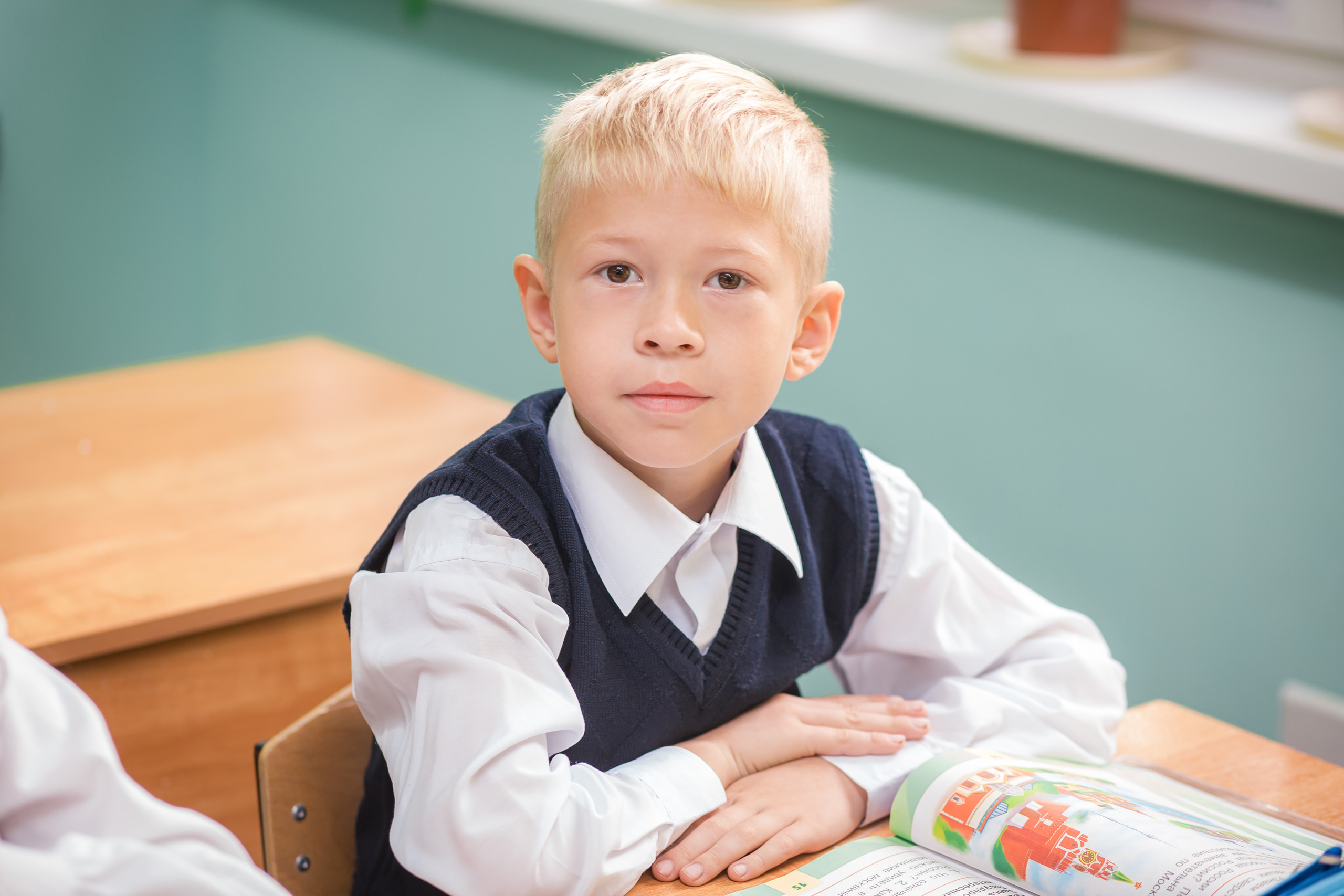 Первоклашки на уроке. Фотографиня Мария Дикова