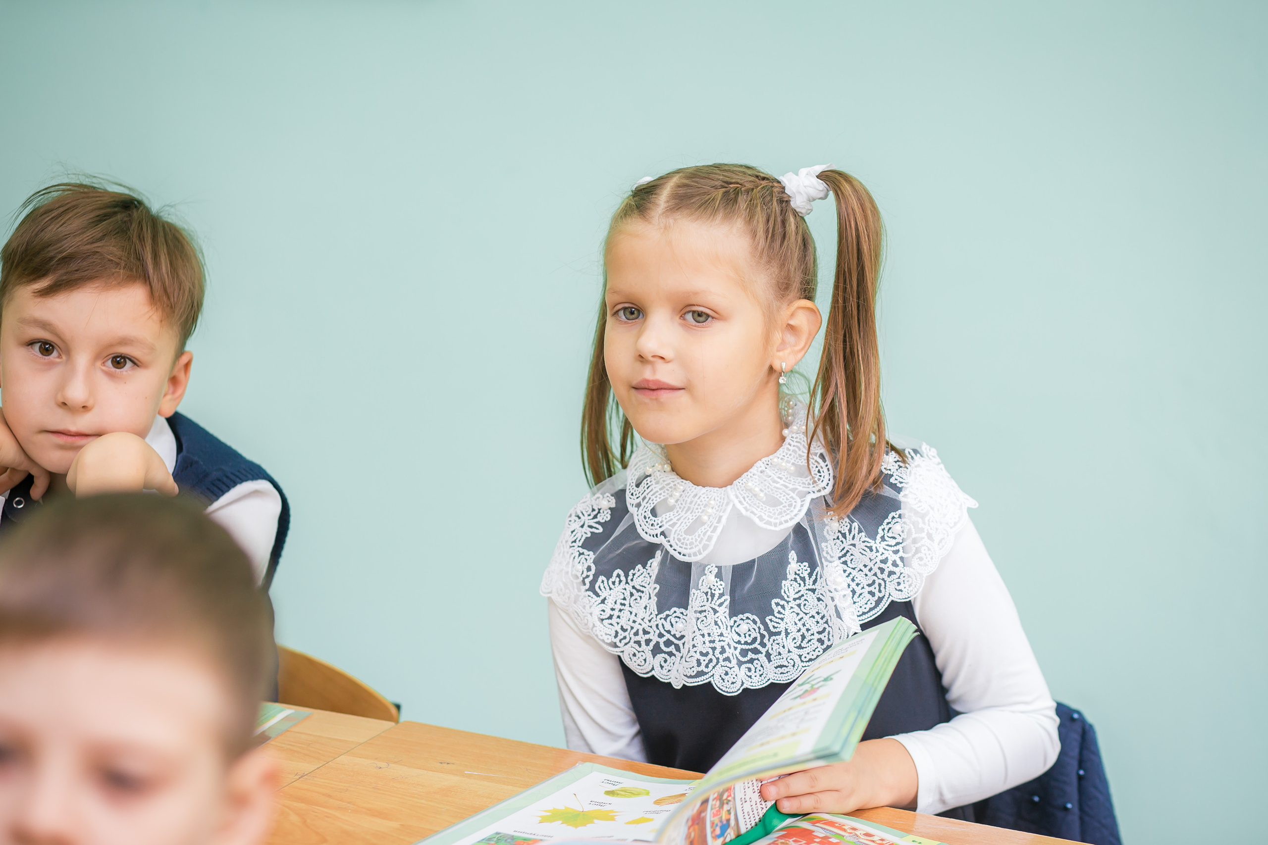 Первоклашки на уроке. Фотографиня Мария Дикова