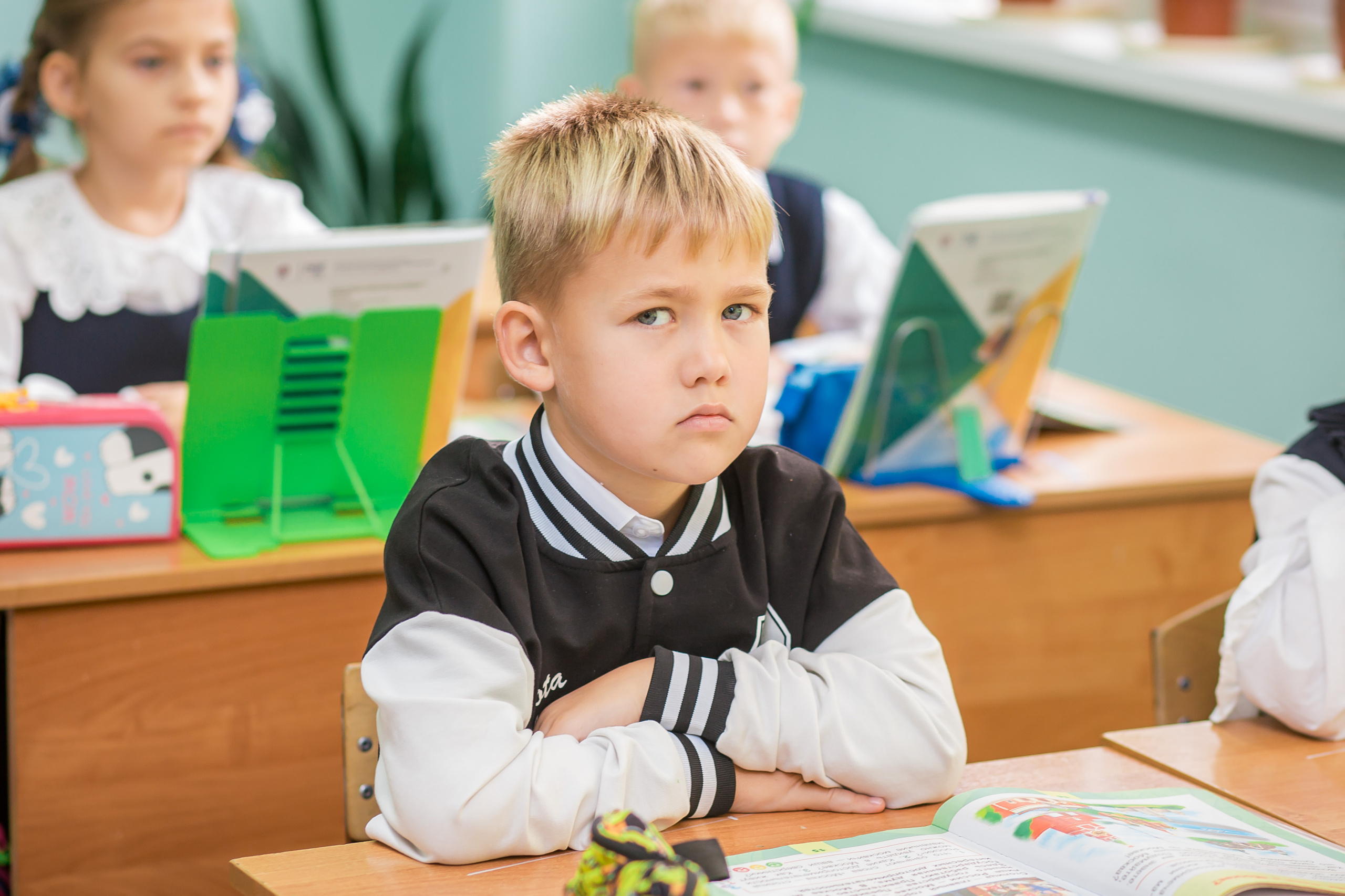 Первоклашки на уроке. Фотографиня Мария Дикова