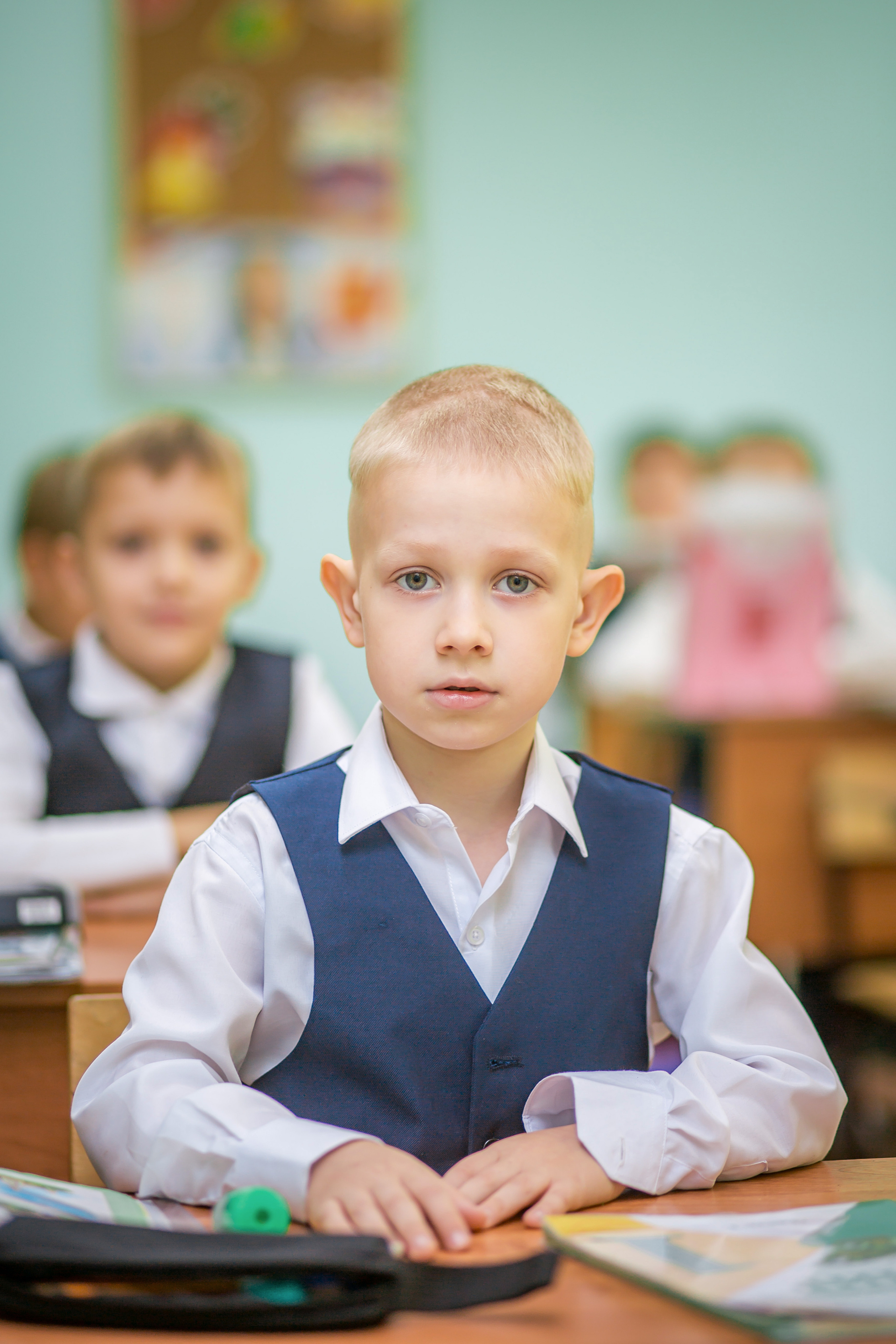 Первоклашки на уроке. Фотографиня Мария Дикова