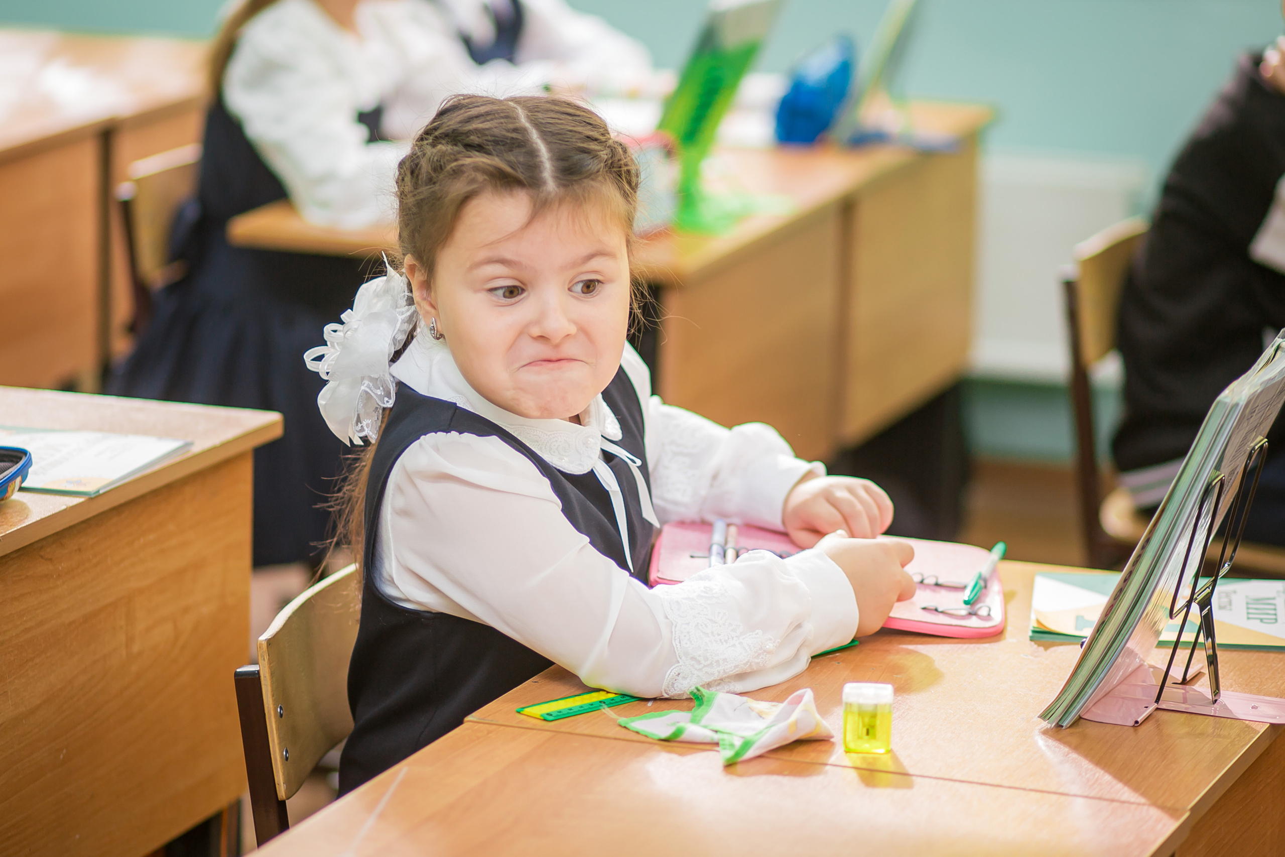 Первоклашки на уроке. Фотографиня Мария Дикова