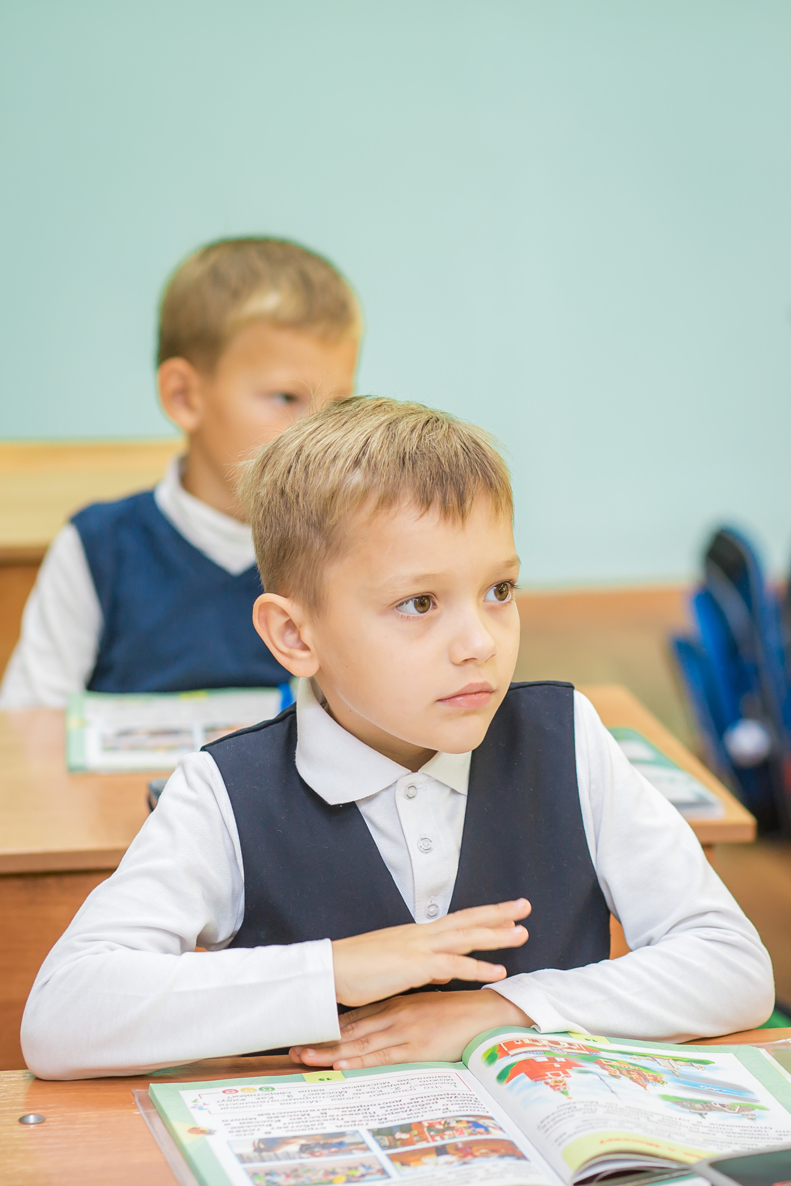 Первоклашки на уроке. Фотографиня Мария Дикова