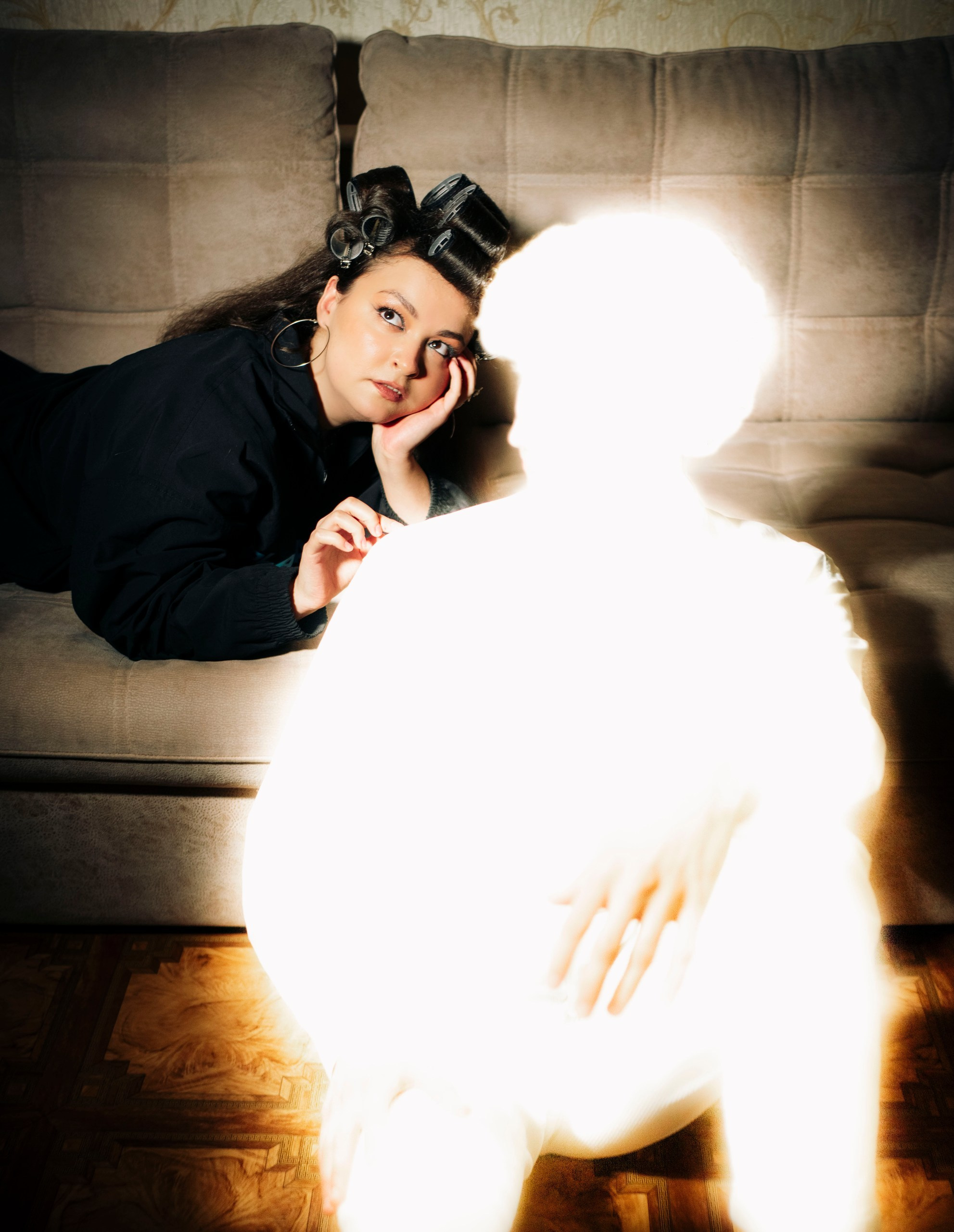 Оля с призраком. Саша Копылов, фотограф в Казани