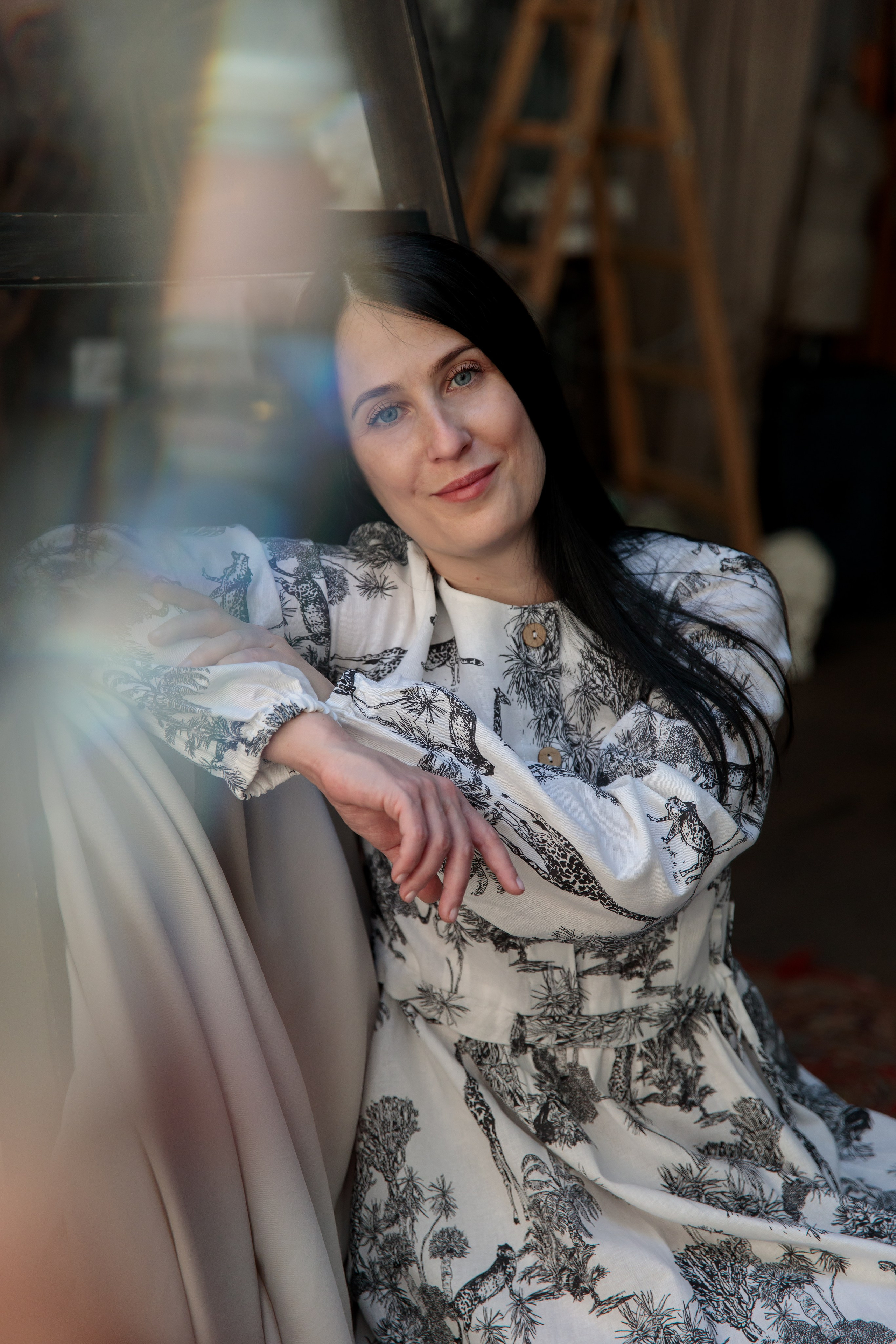 Ольга. Оранжерея. Фотограф в Москве Надуева Татьяна. Женский портрет, детский портрет, с