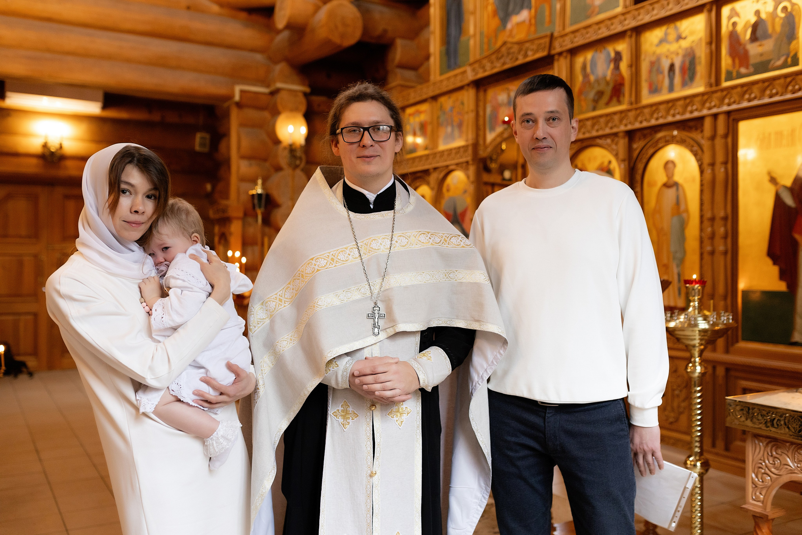 Таинство Крещения Ксении. Фотограф в Железнодорожном и Балашихе