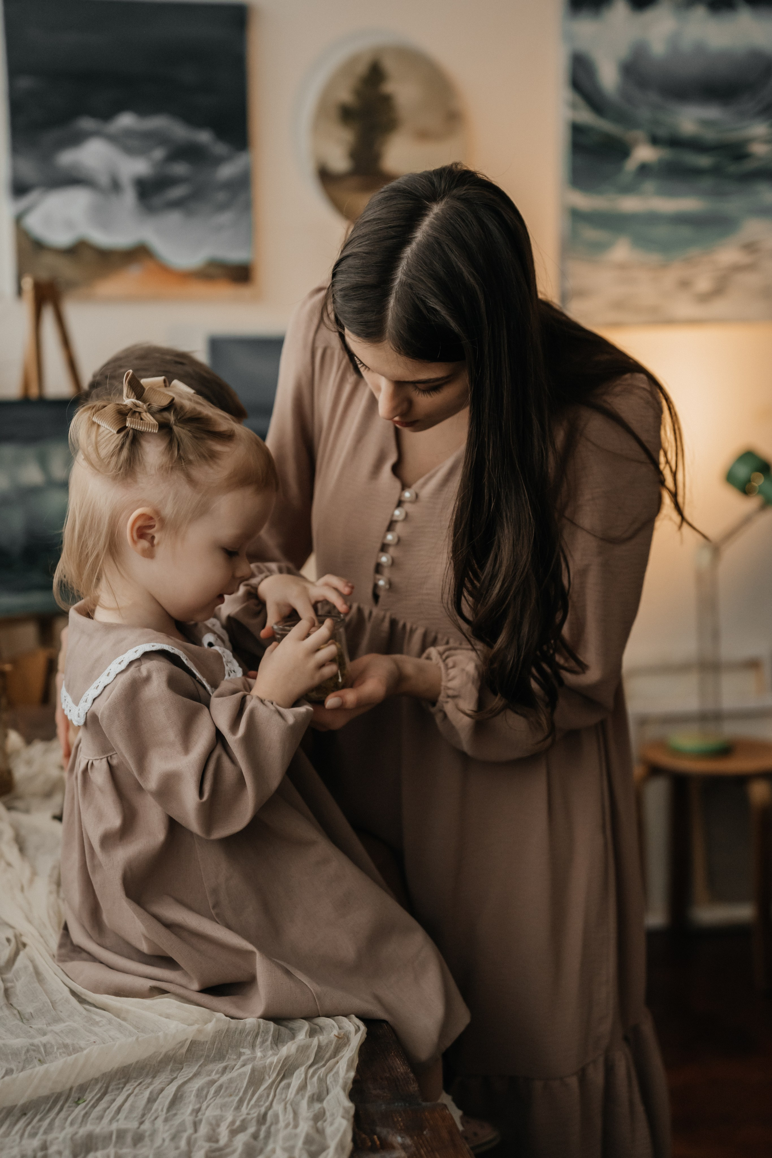 В мастерской. Ваш фотограф Вика Артемова