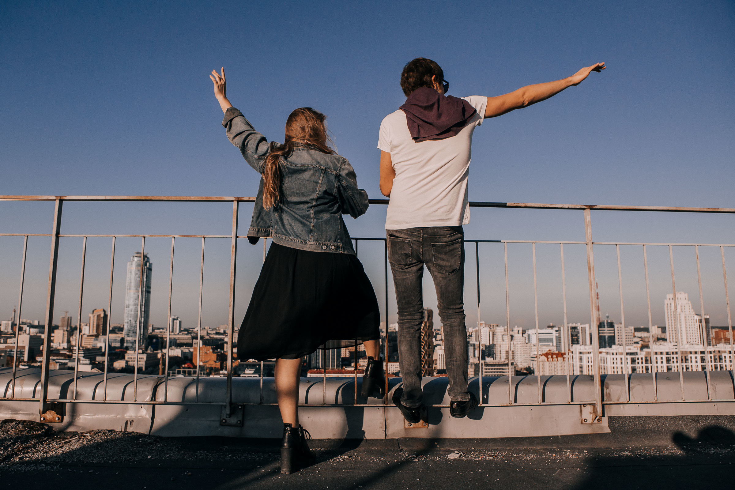 Надя&Семен. Love story на крыше