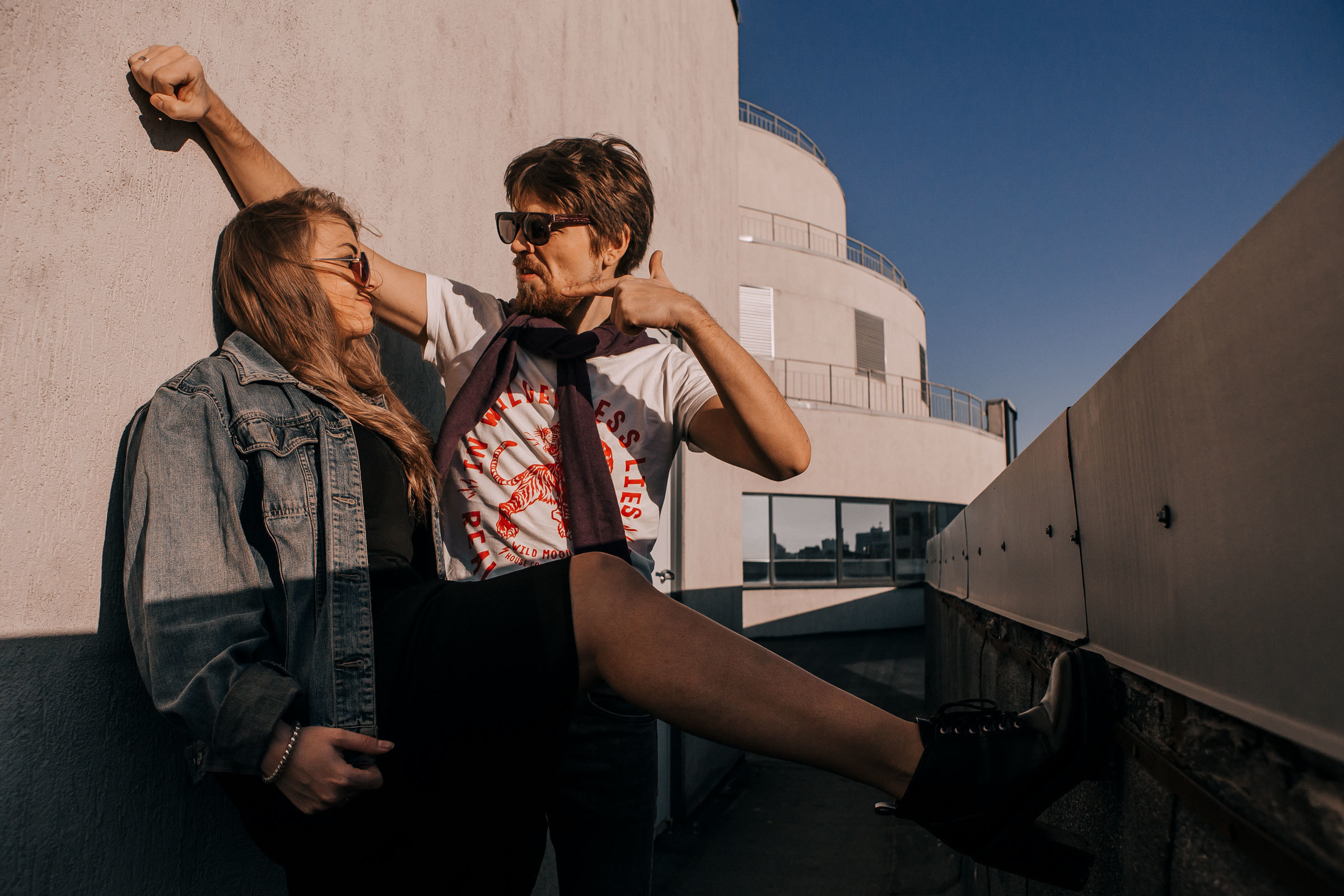 Надя&Семен. Love story на крыше