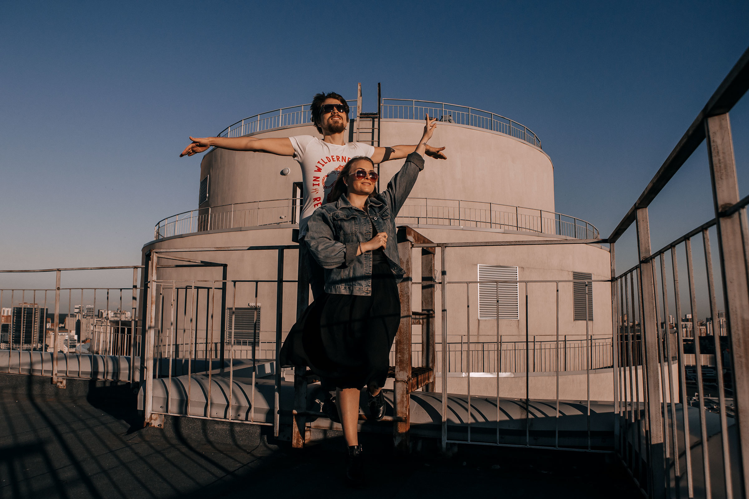 Надя&Семен. Love story на крыше