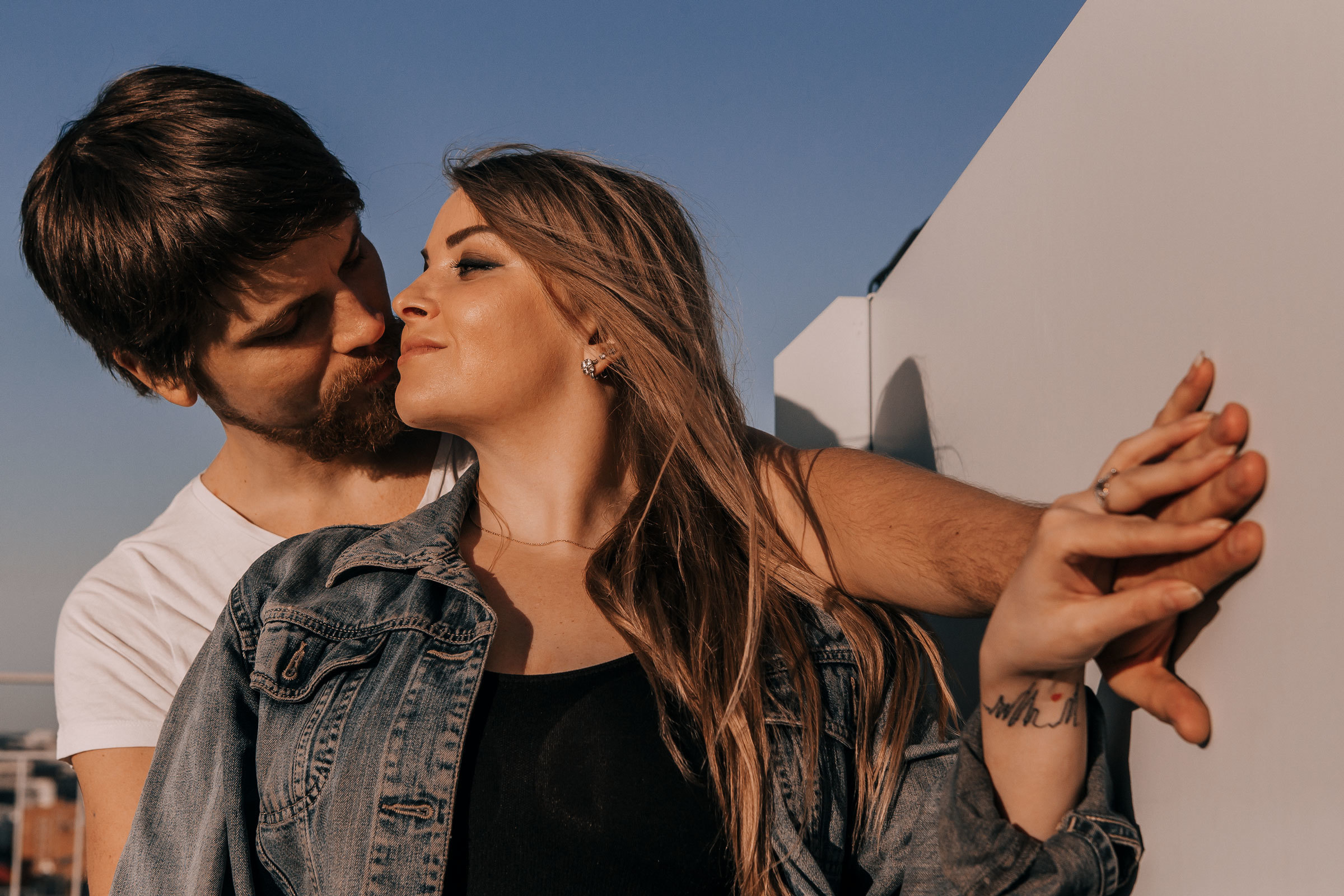 Надя&Семен. Love story на крыше