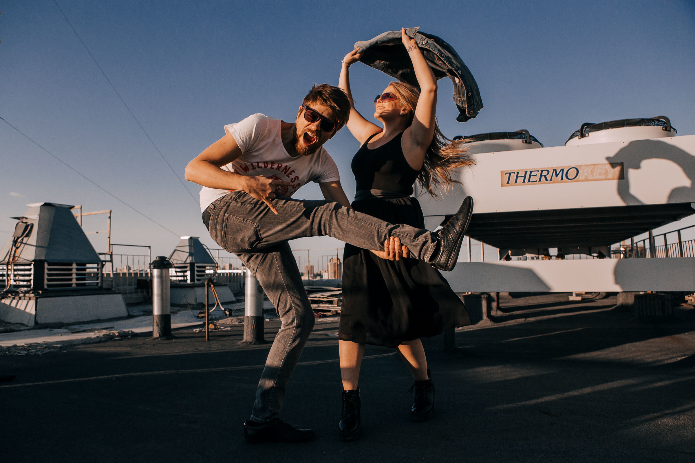 Надя&Семен. Love story на крыше