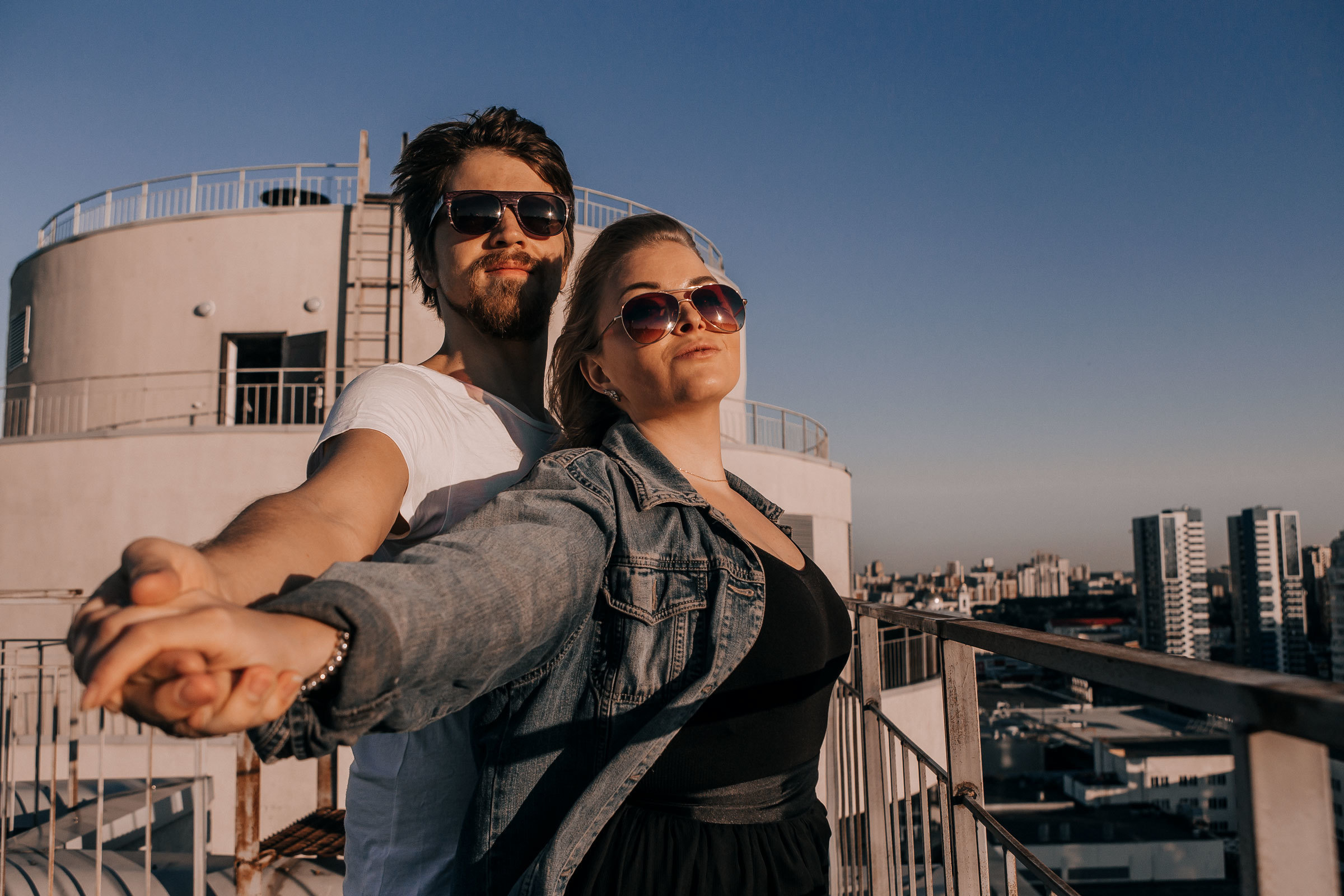 Надя&Семен. Love story на крыше