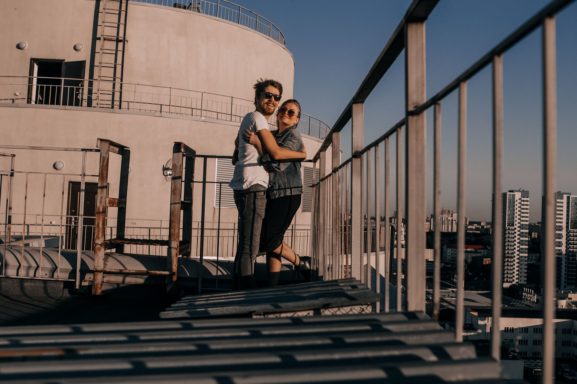 Надя&Семен. Love story на крыше