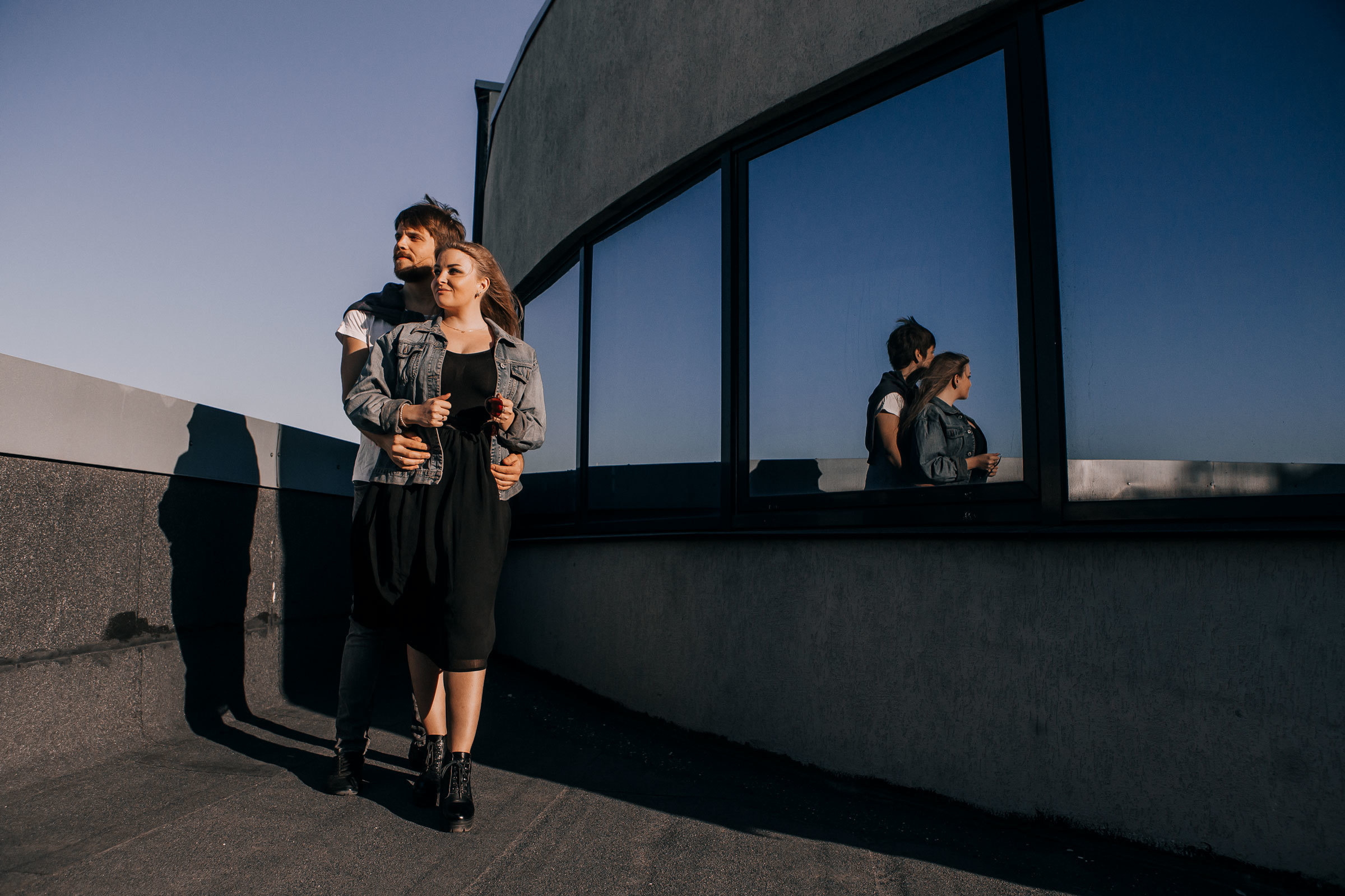 Надя&Семен. Love story на крыше