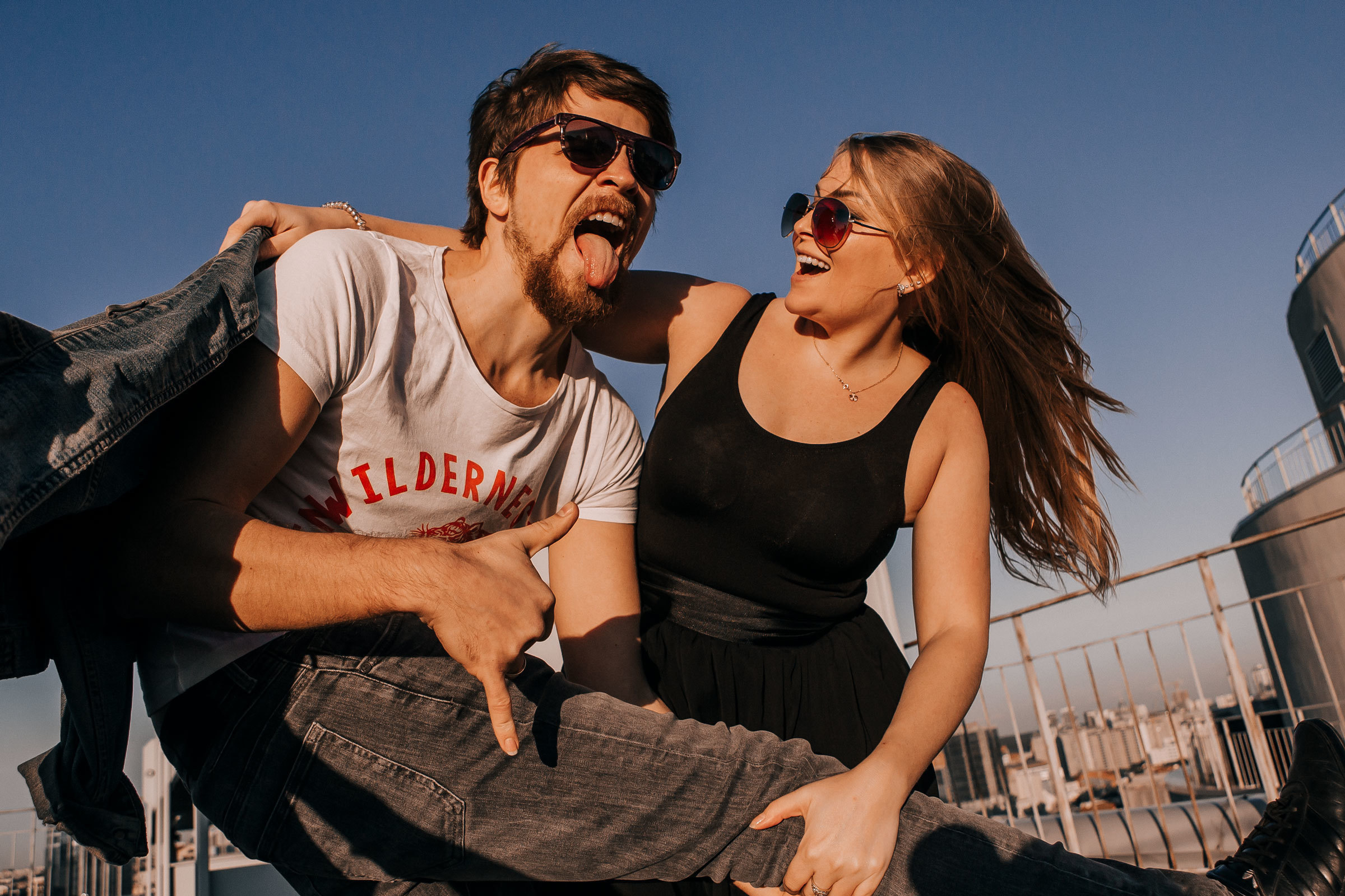 Надя&Семен. Love story на крыше