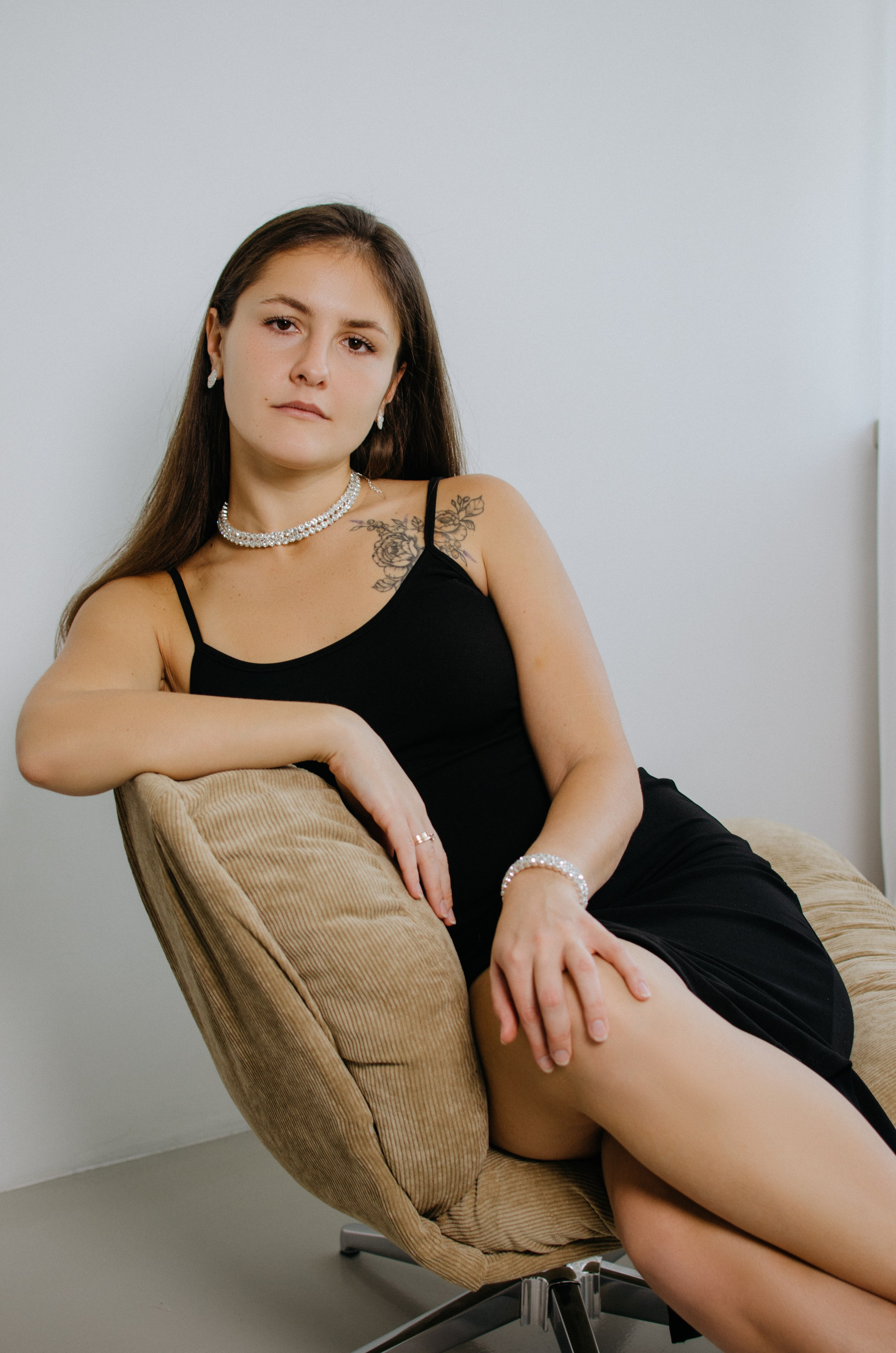 Женский портрет в фотостудии