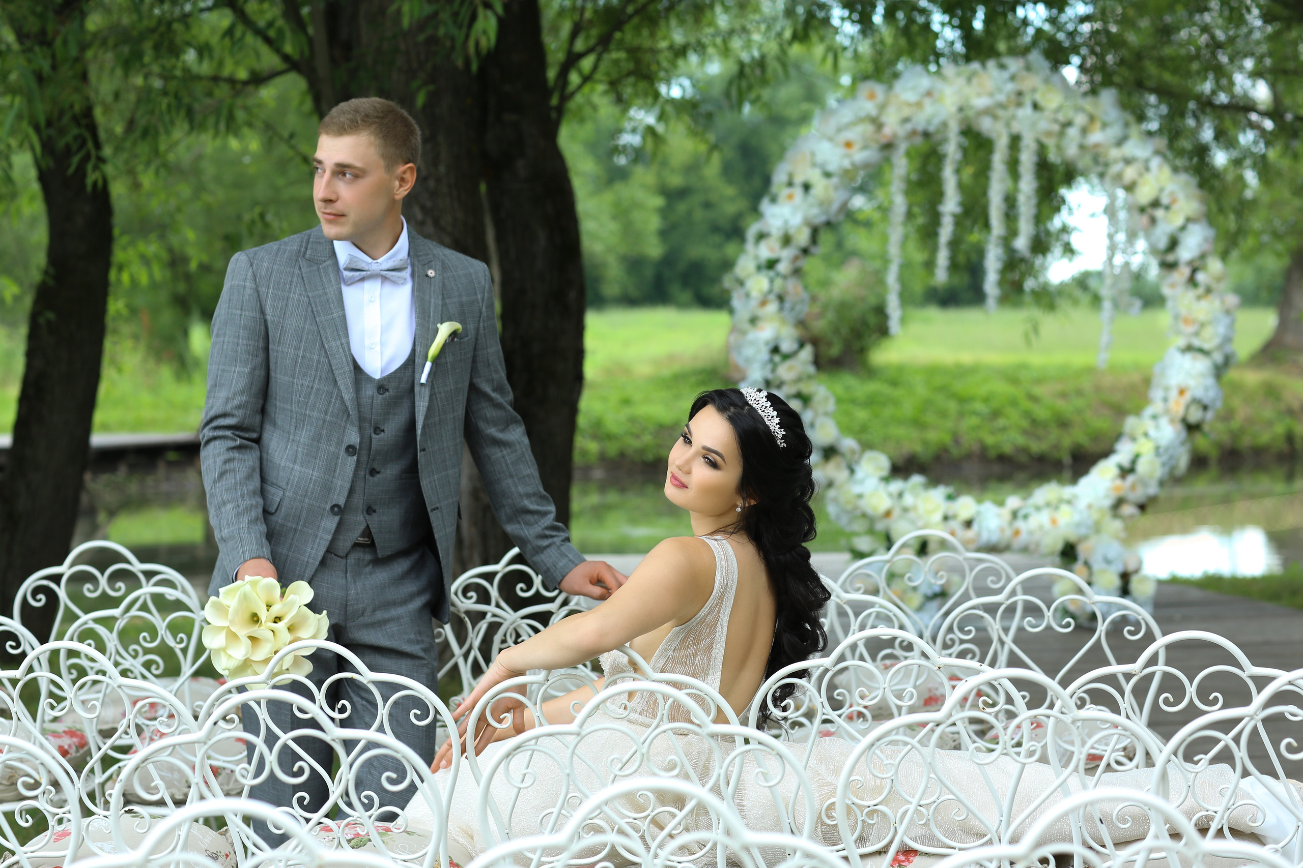 Свадебная съёмка Саши и Юли в городе Липецке. Свадебный фотограф в Воронеже Александр Пенкин