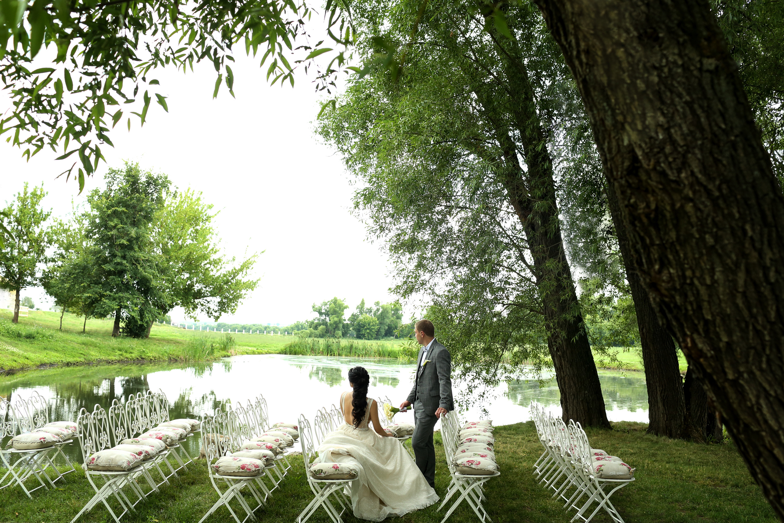 Свадебная съёмка Саши и Юли в городе Липецке. Свадебный фотограф в Воронеже Александр Пенкин