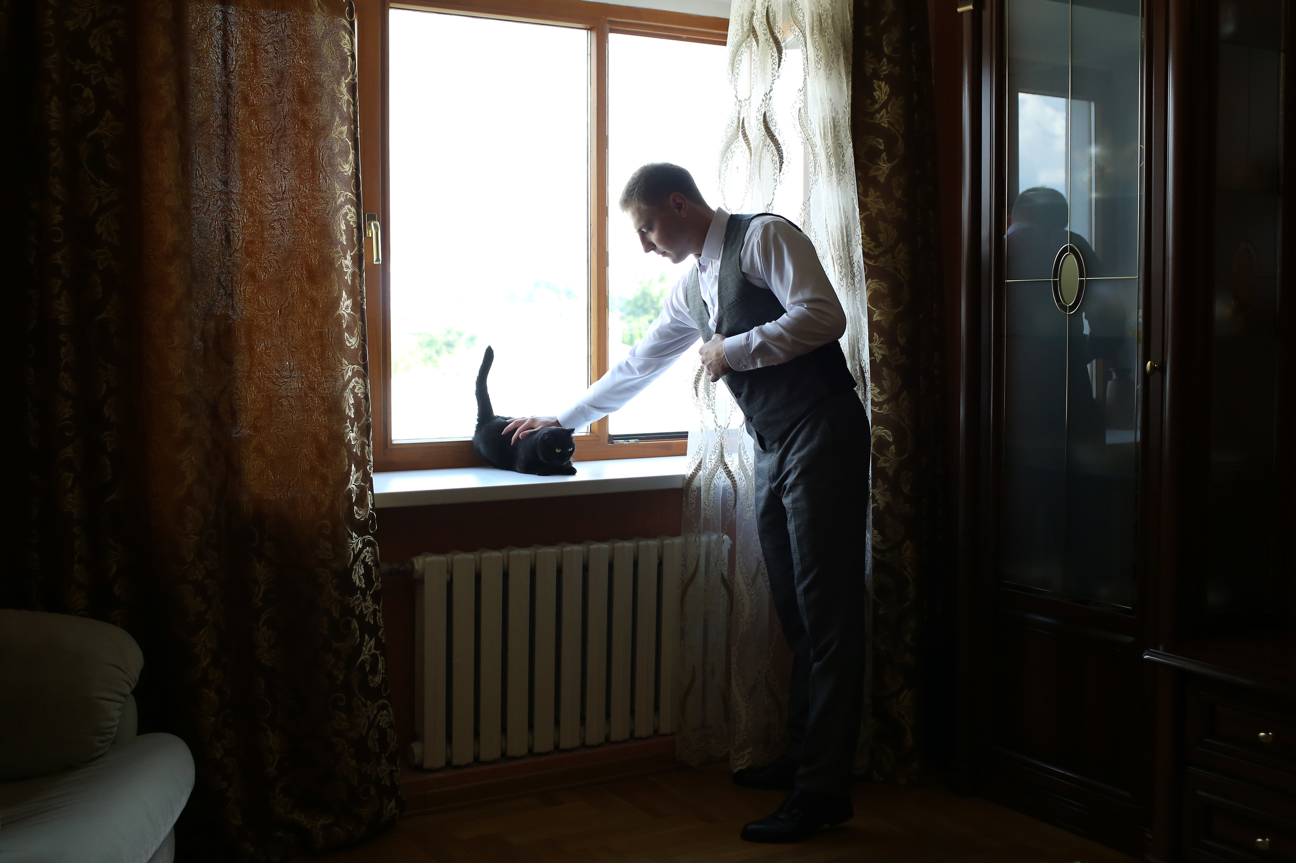 Свадебная съёмка Саши и Юли в городе Липецке. Свадебный фотограф в Воронеже Александр Пенкин