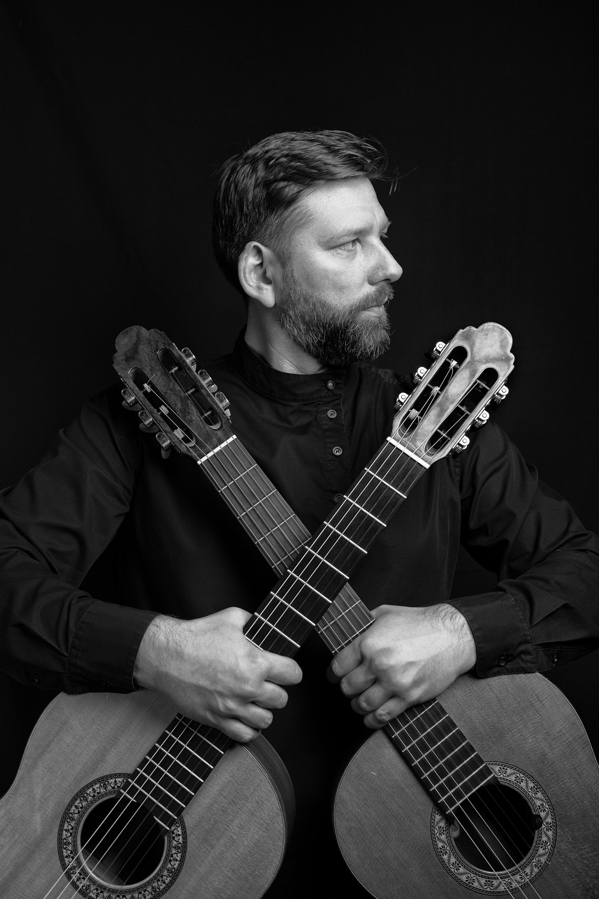 Фотосессия мужской портрет (гитара). Яростный фотолюбитель Vervie Vitoe