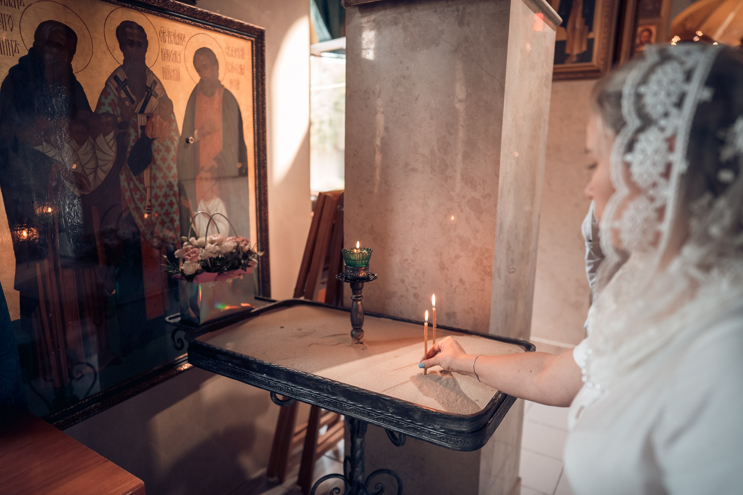 Крещение в храме Прп.Сергия Радонежского с. Орлиное. Церковный фотограф Севастополь