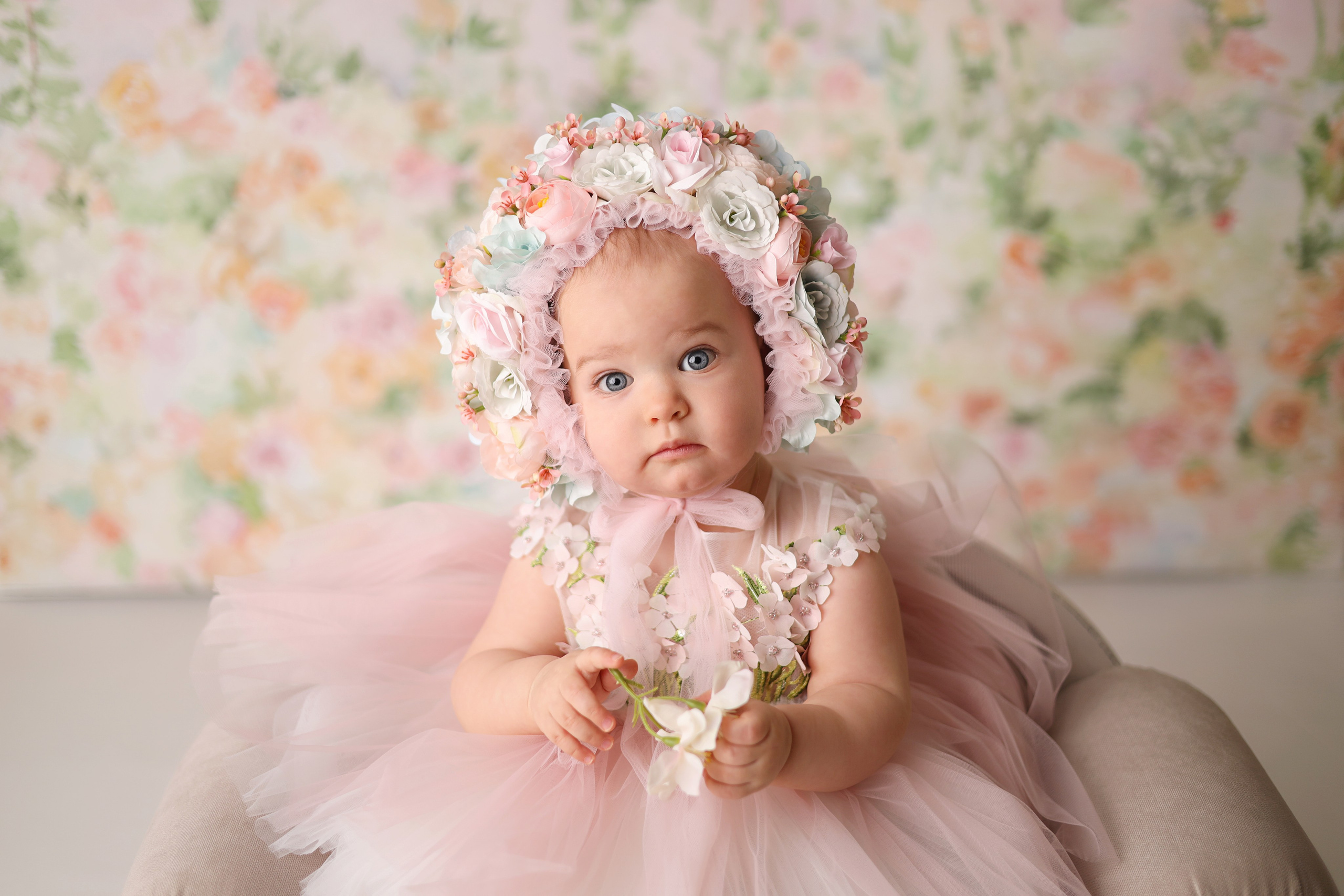 Маше 1 годик. Фотограф новорожденных Москва. Ньюборн фотограф Москва