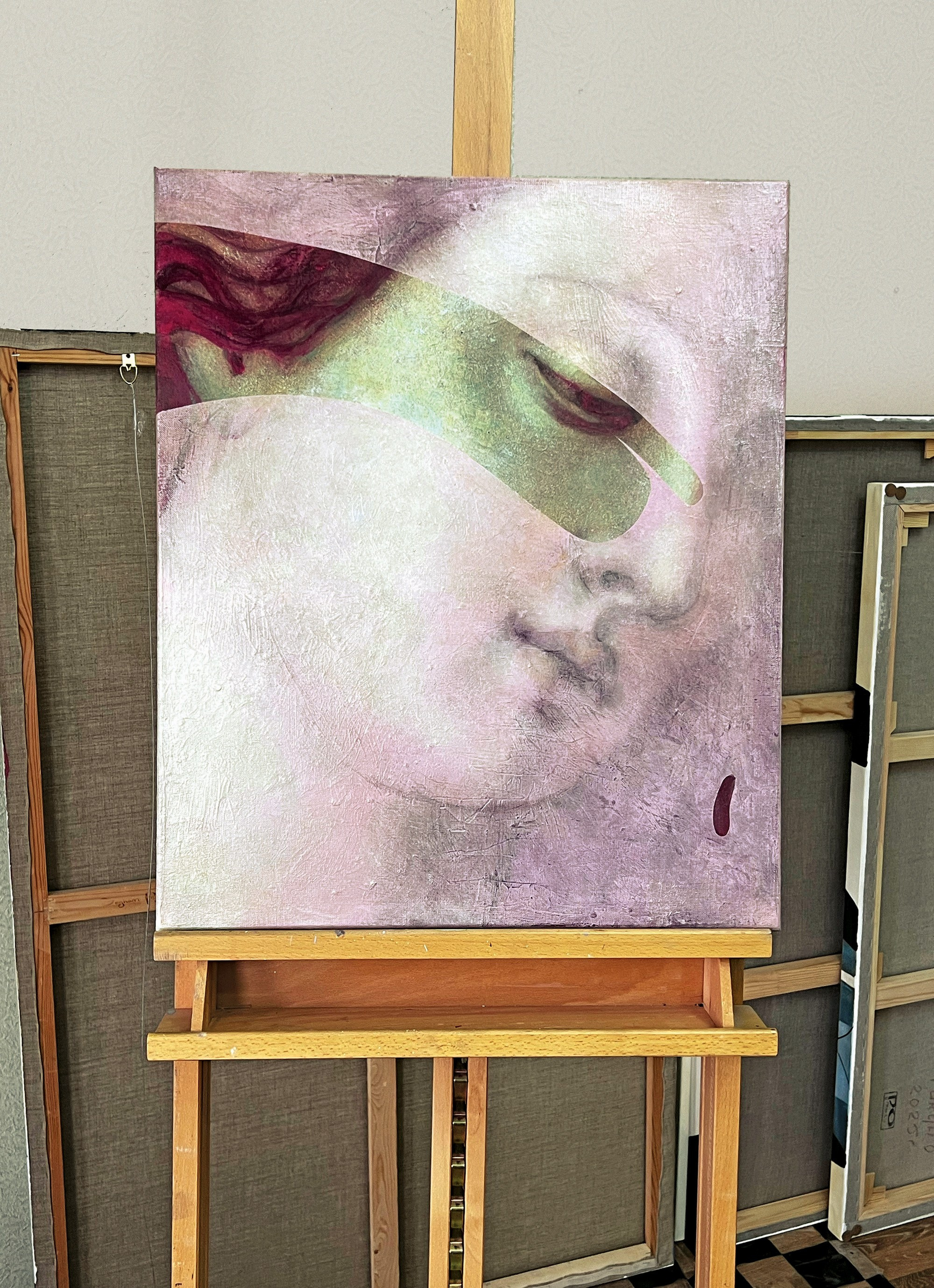 Фрагмент Бронзино. Художник-абстракционист Ольга Рикун. Москва