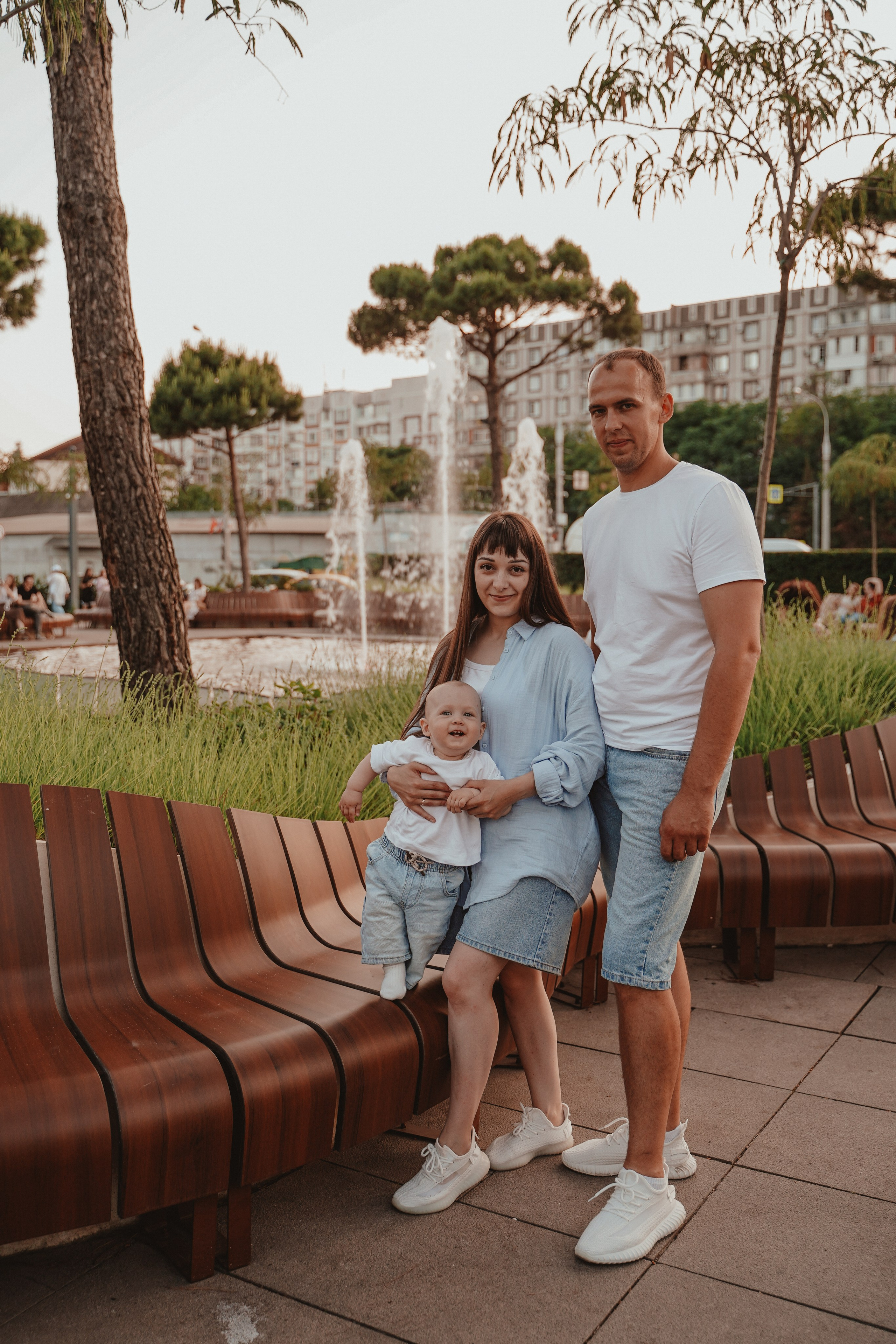 Семейная фотосессия в парке Галицкого. Семейный и женский фотограф в Краснодаре Анастасия Приймак