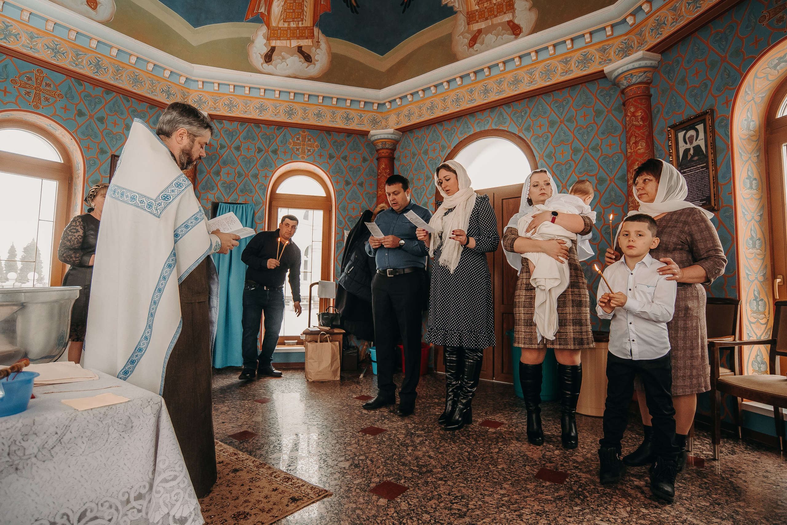 Крещение Василисы 19.12.20. Фотограф Мария Хлебникова Санкт-Петербург Москва