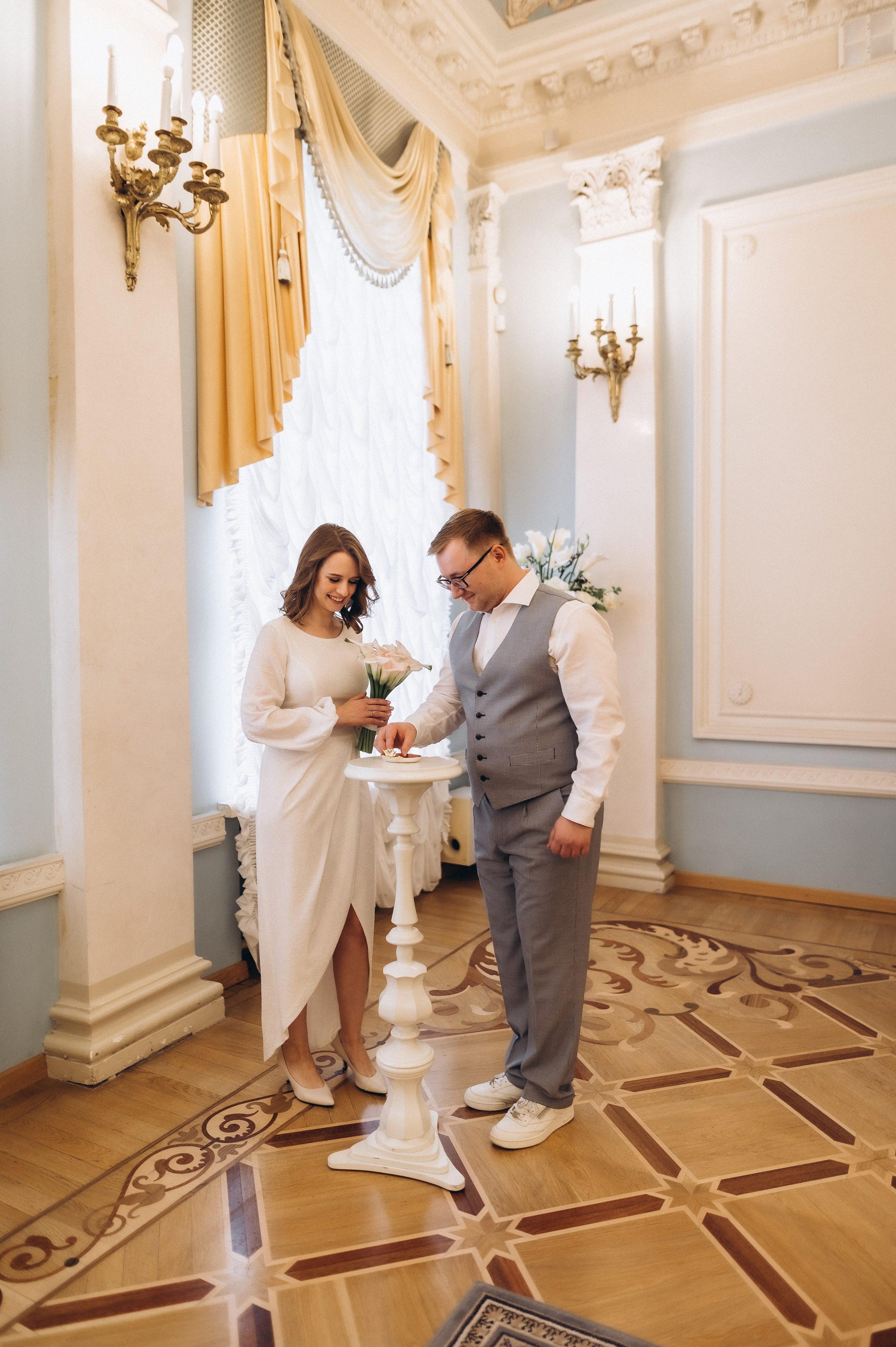 Загс+Оранжерея (камерная свадьба). Фотограф ПИТЕР СПБ Надежда Баранова