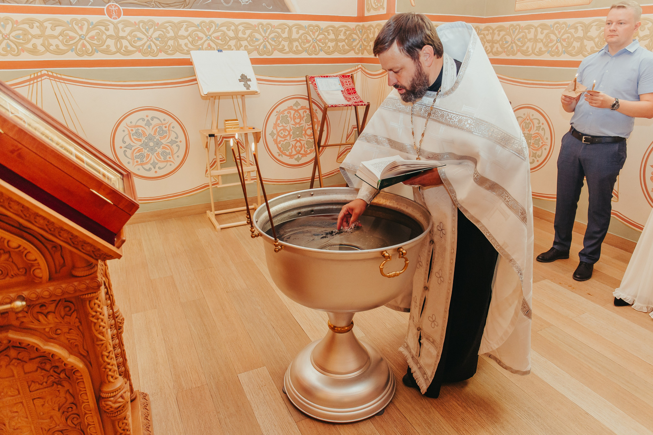 Крещение Маши в Черниговском Скиту. Фотограф новорожденных и детский в Сергиевом Посаде Кругликова Юлия