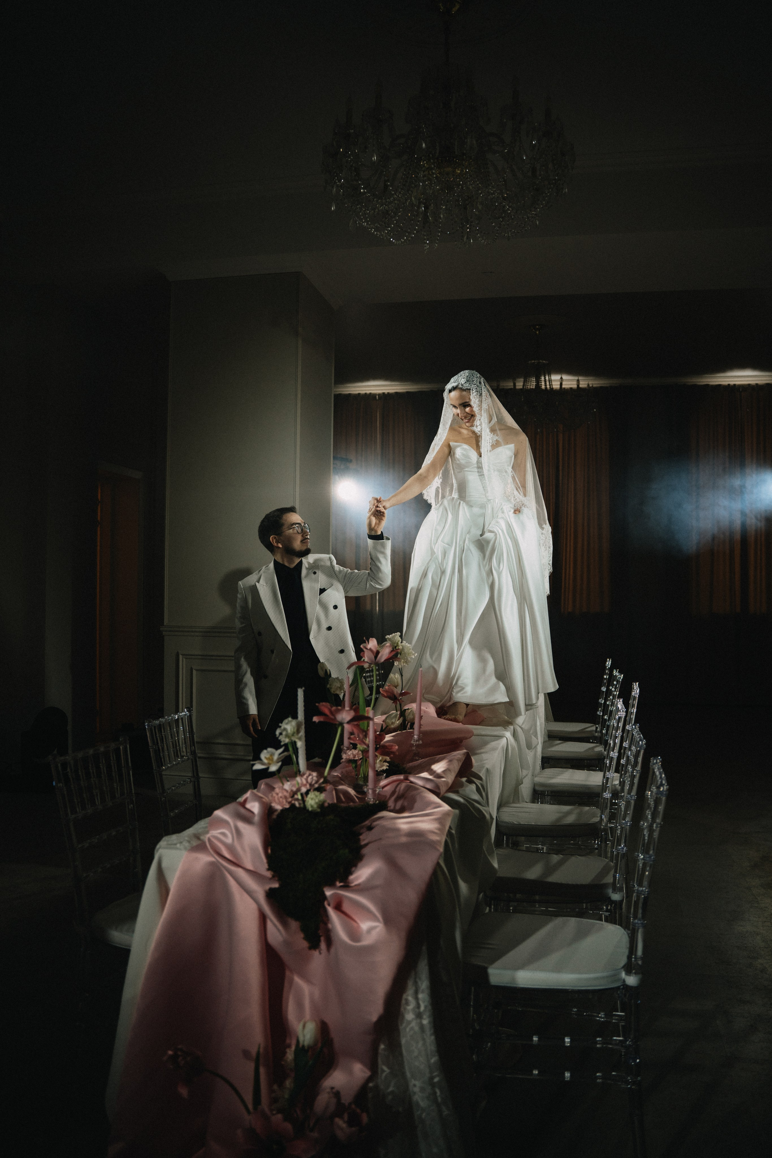 Свадебная фотосессия в Санкт-Петербурге. Банкет. особняк Балинского. Федосова Елизавета - свадебный фотограф СПб.