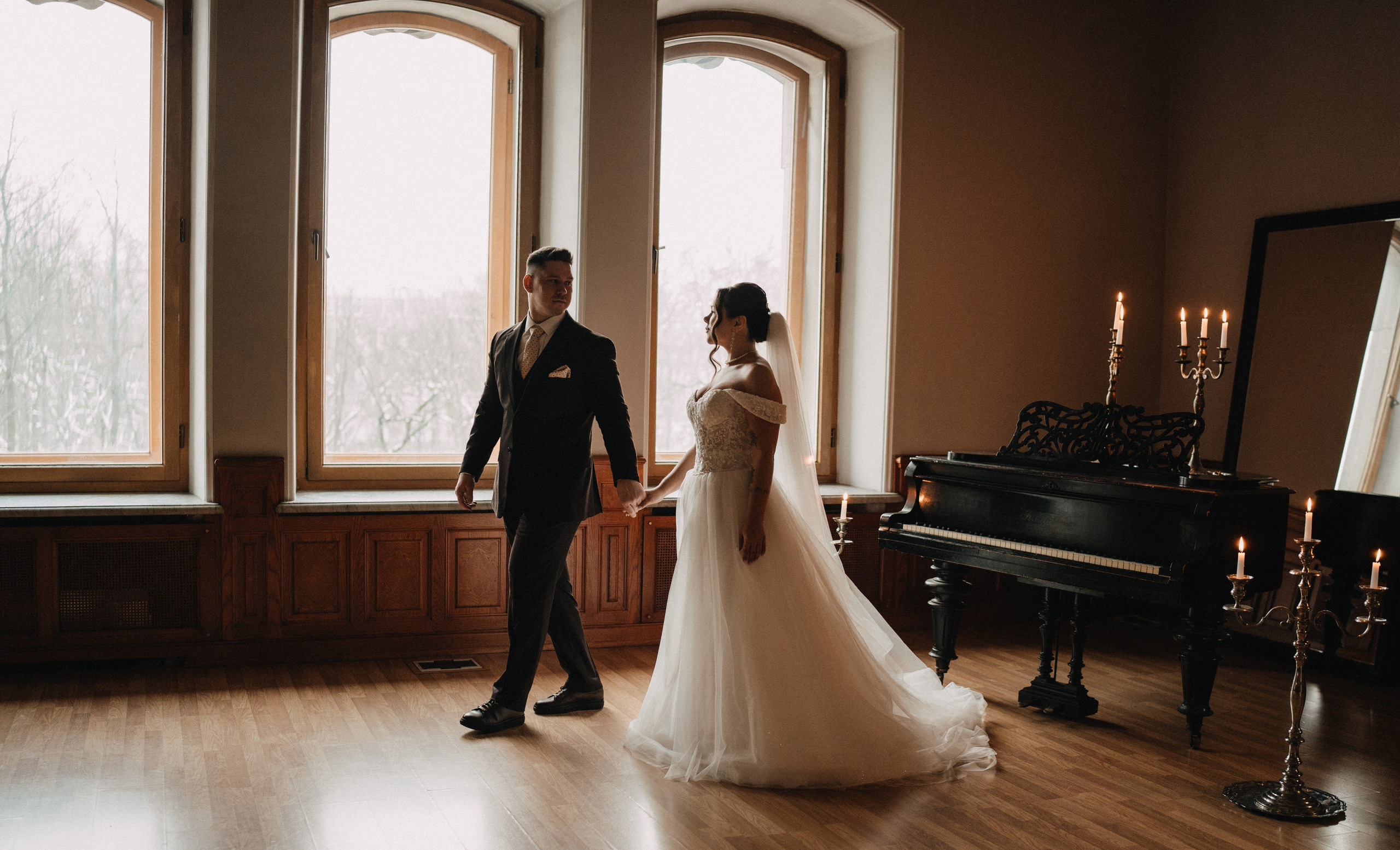 Свадебная фотосессия в студии. Федосова Елизавета. Свадебный фотограф в СПб.