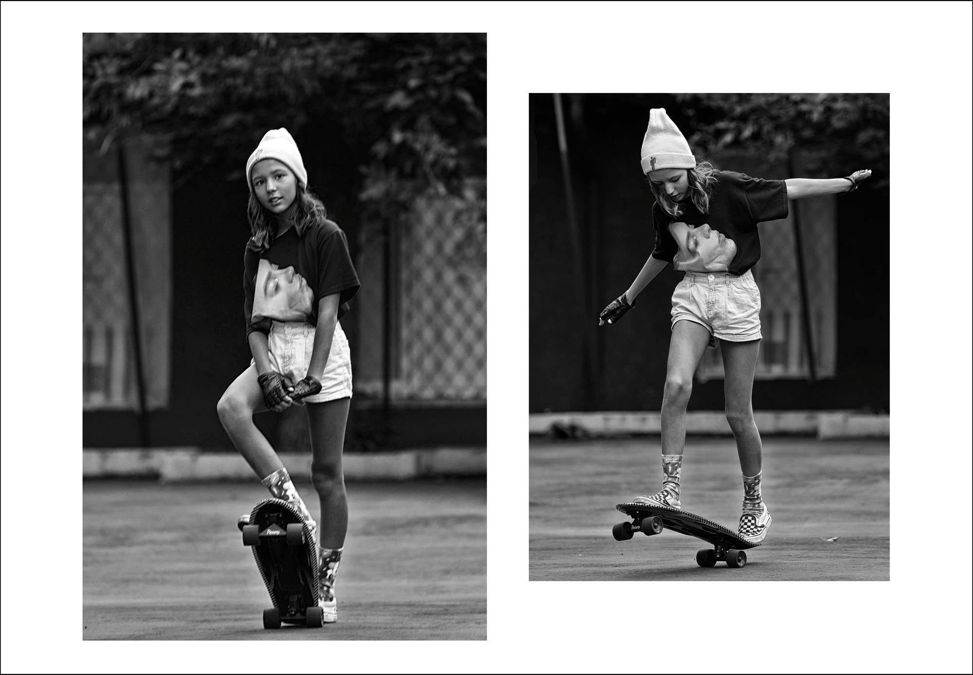 фотосессия ребенка на скейте